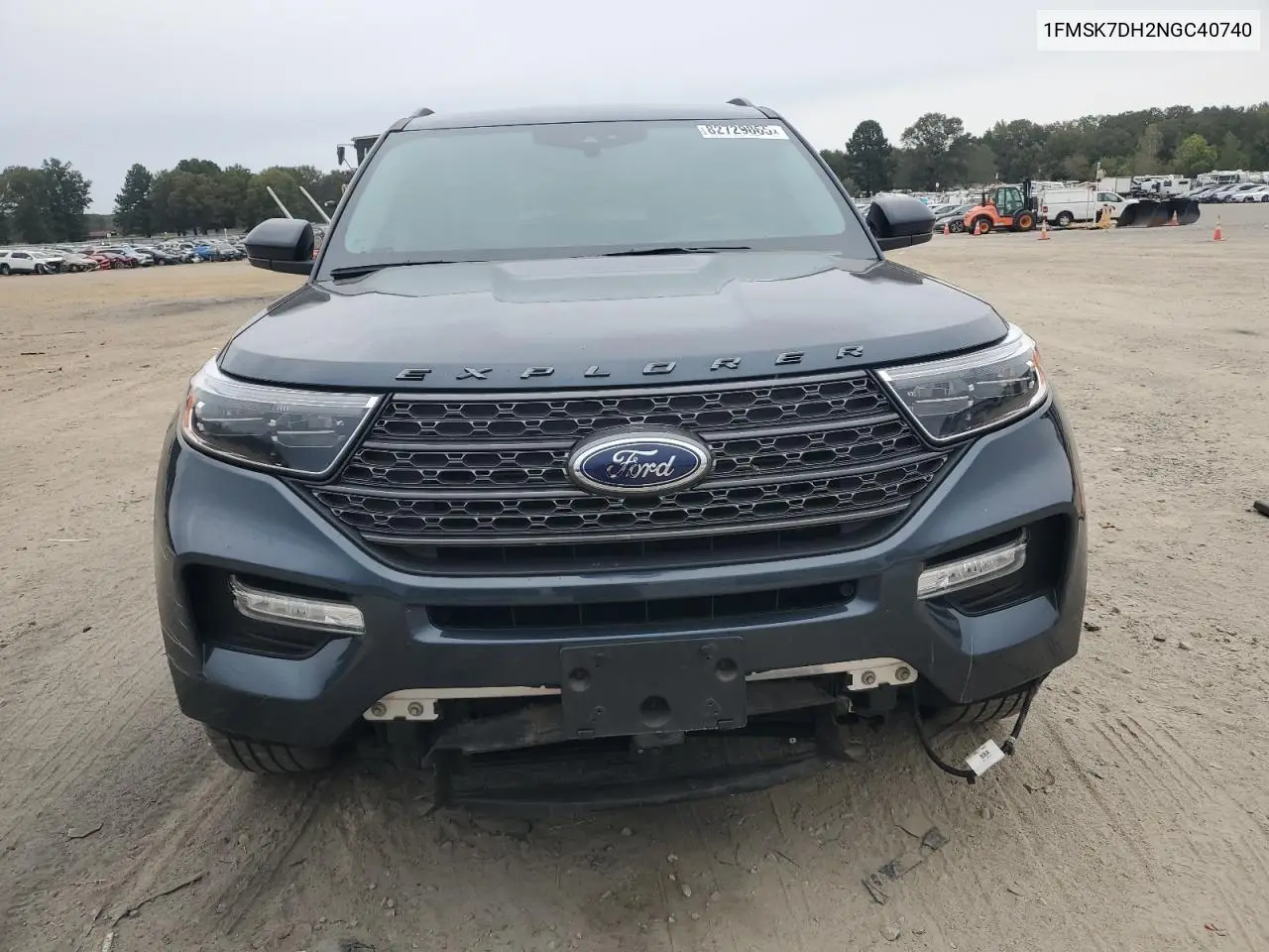 1FMSK7DH2NGC40740 2022 Ford Explorer Xlt