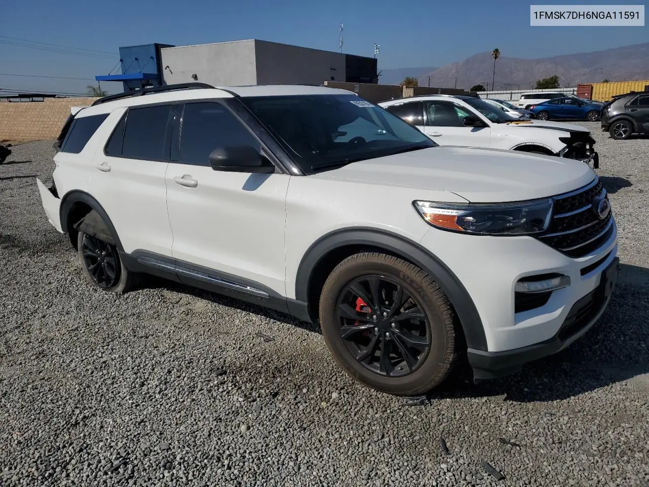 1FMSK7DH6NGA11591 2022 Ford Explorer Xlt