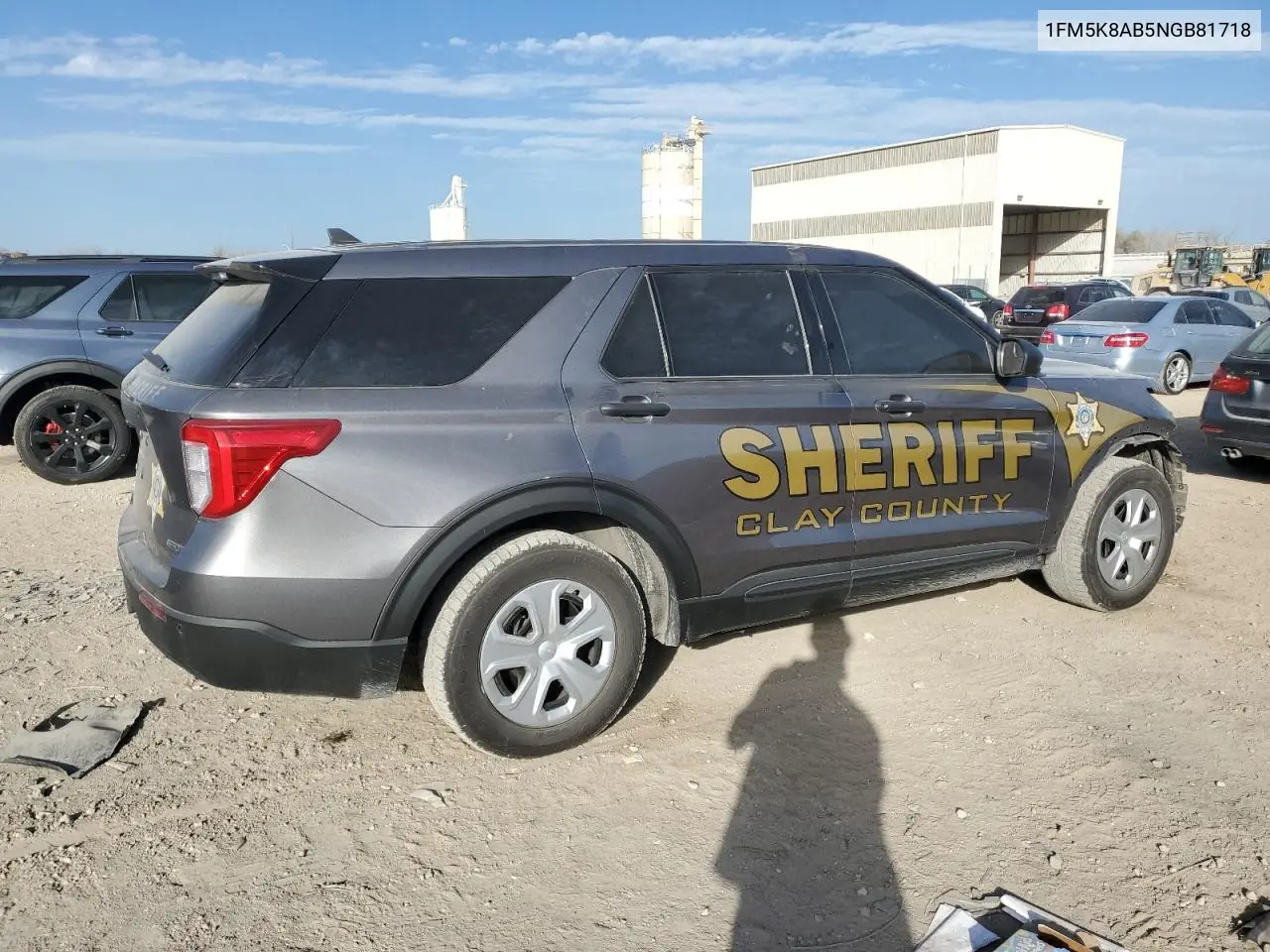 1FM5K8AB5NGB81718 2022 Ford Explorer Police Interceptor