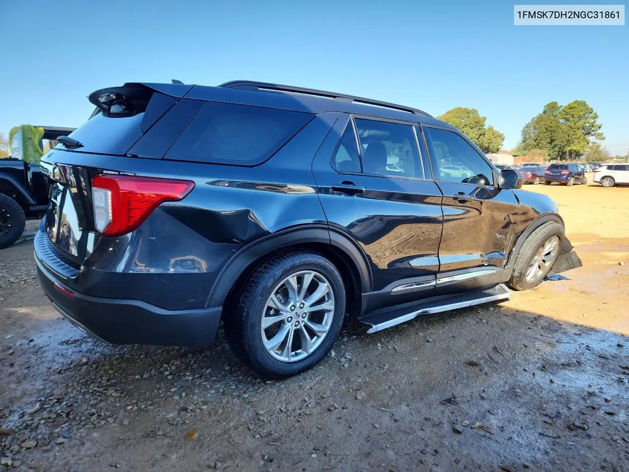 1FMSK7DH2NGC31861 2022 Ford Explorer Xlt