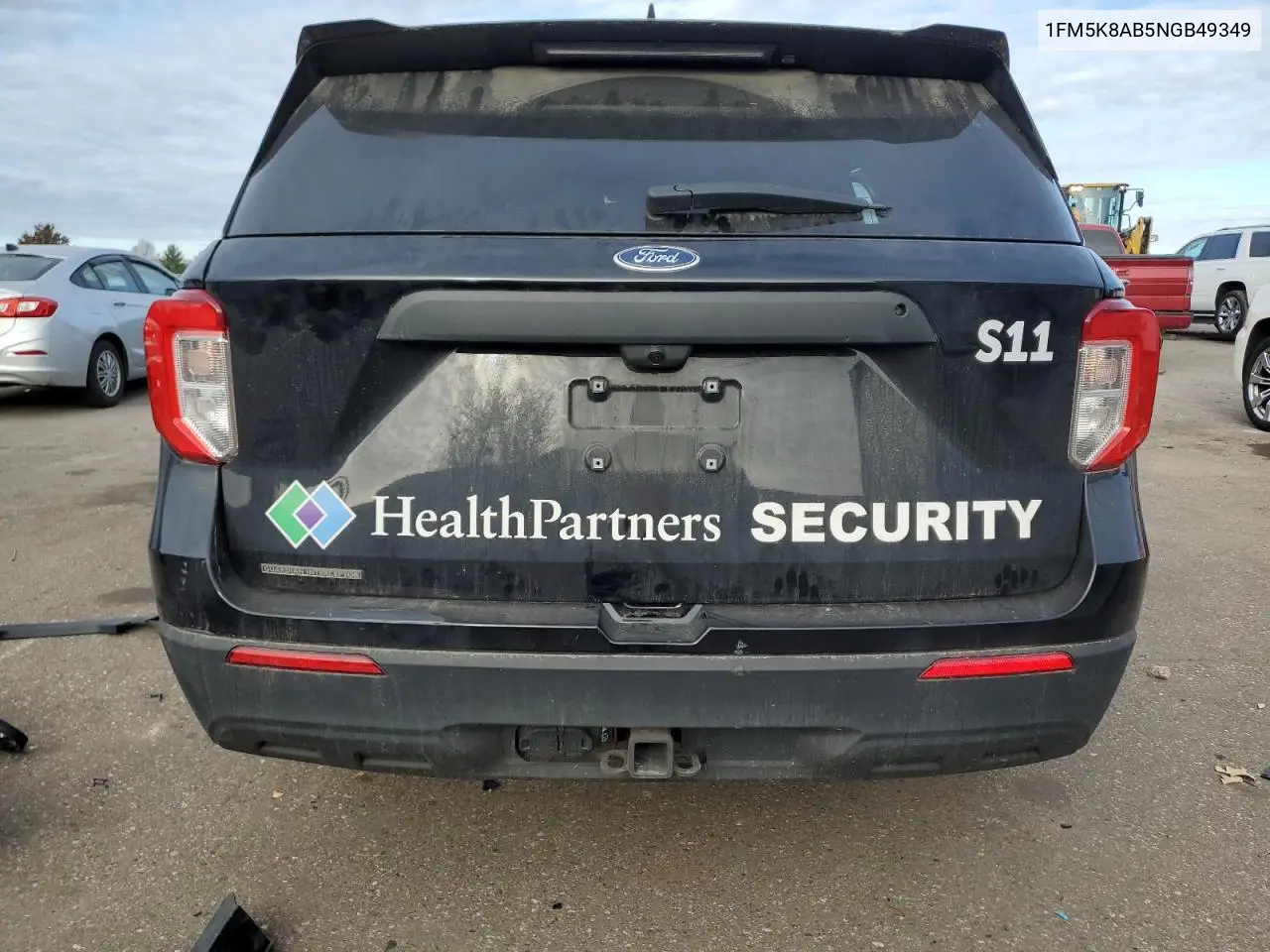 1FM5K8AB5NGB49349 2022 Ford Explorer Police Interceptor