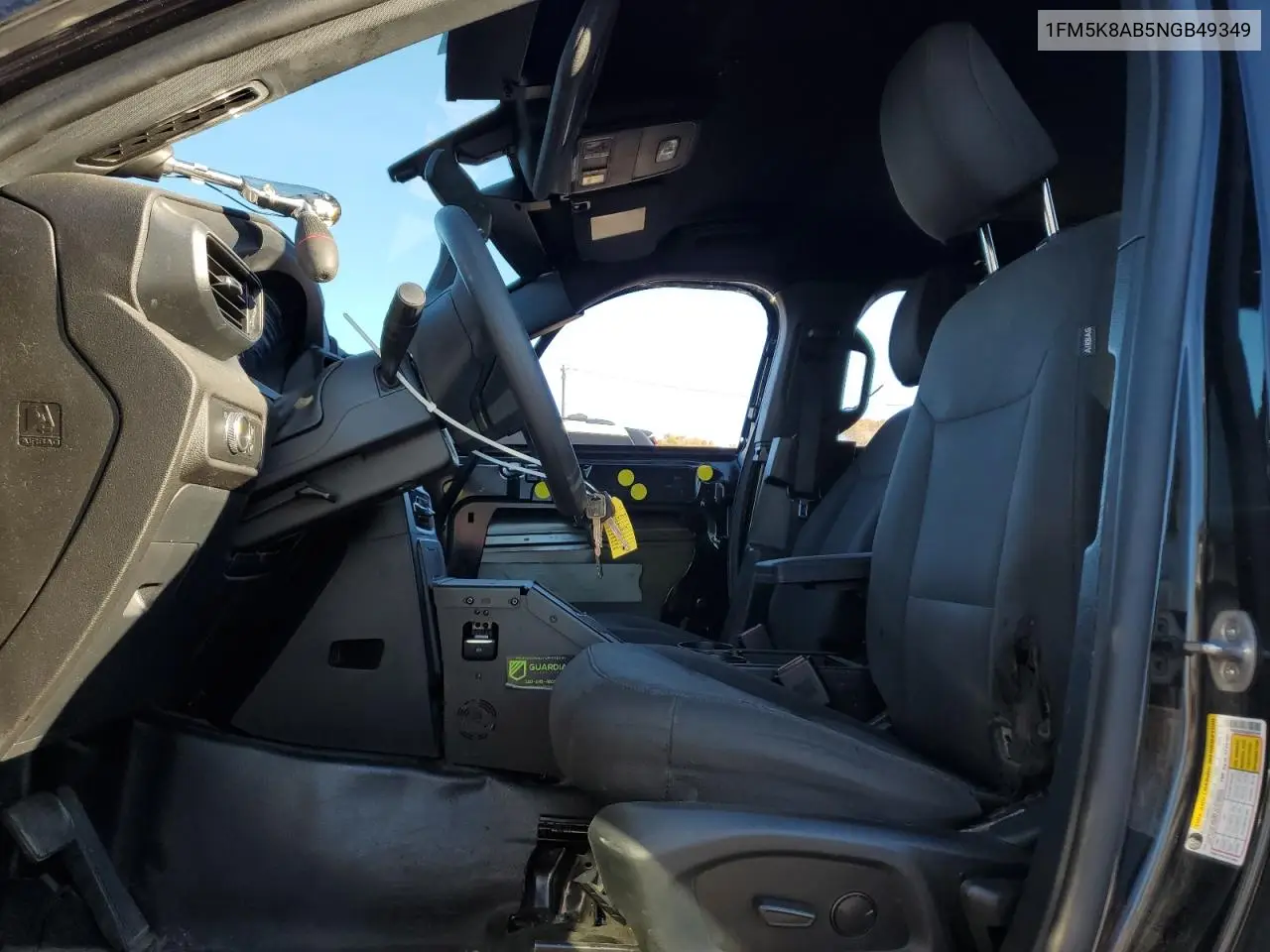 1FM5K8AB5NGB49349 2022 Ford Explorer Police Interceptor