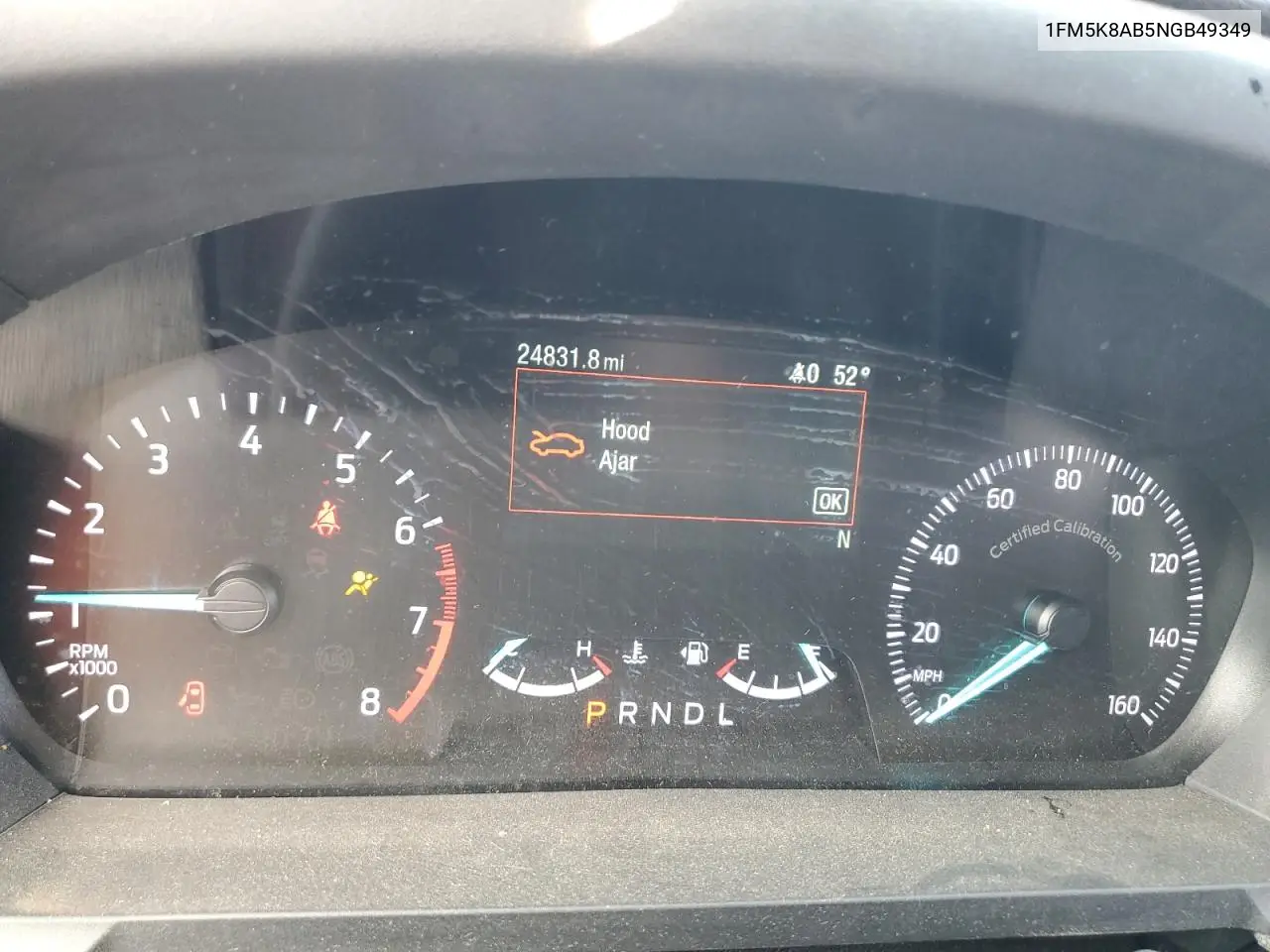1FM5K8AB5NGB49349 2022 Ford Explorer Police Interceptor