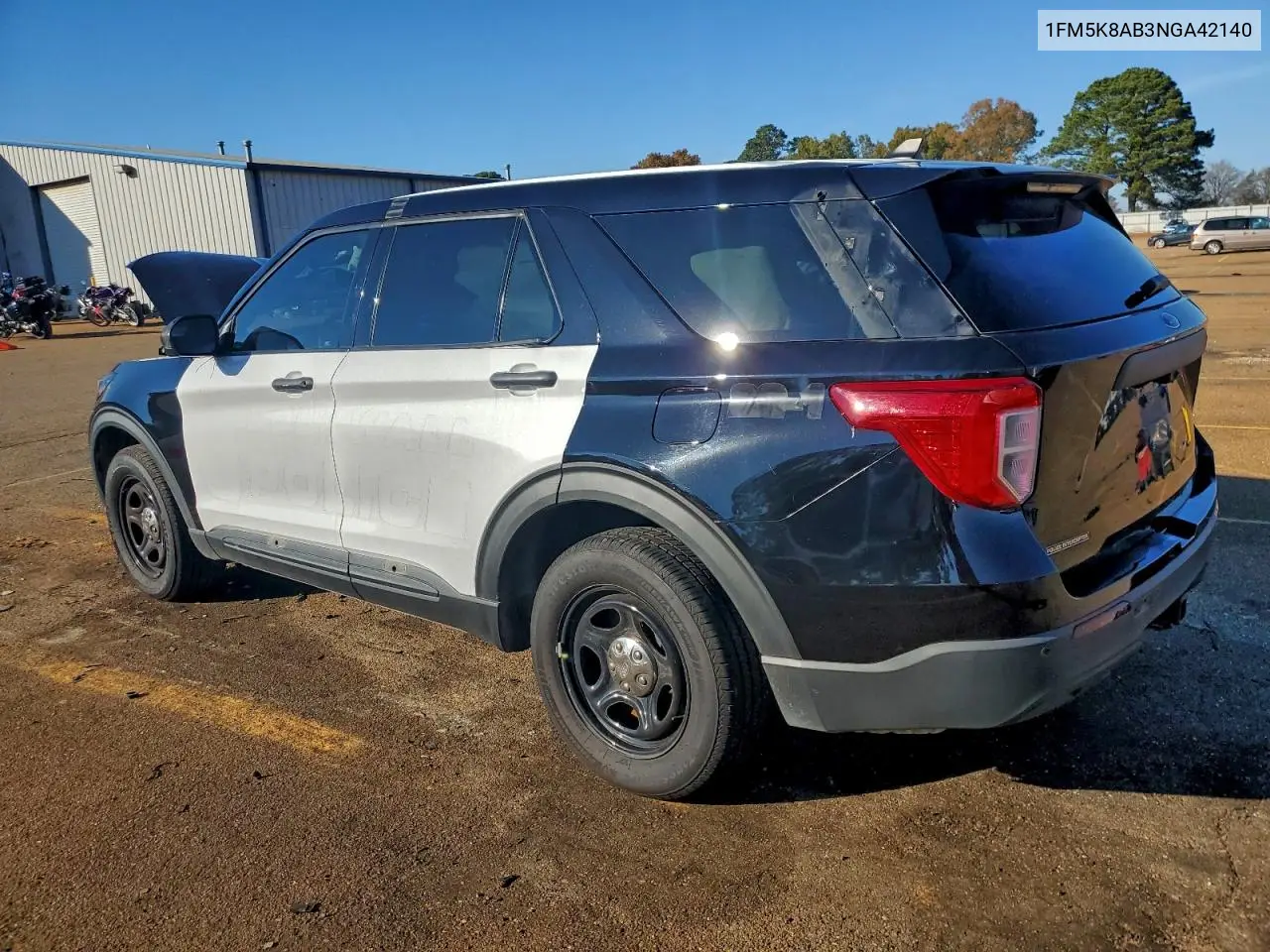 1FM5K8AB3NGA42140 2022 Ford Explorer Police Interceptor