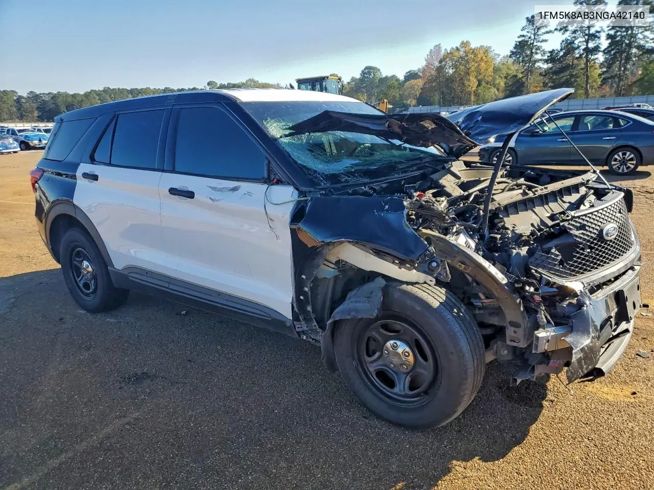 1FM5K8AB3NGA42140 2022 Ford Explorer Police Interceptor