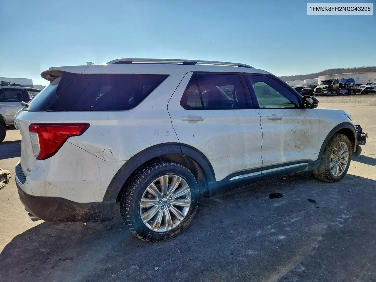 1FMSK8FH2NGC43298 2022 Ford Explorer Limited