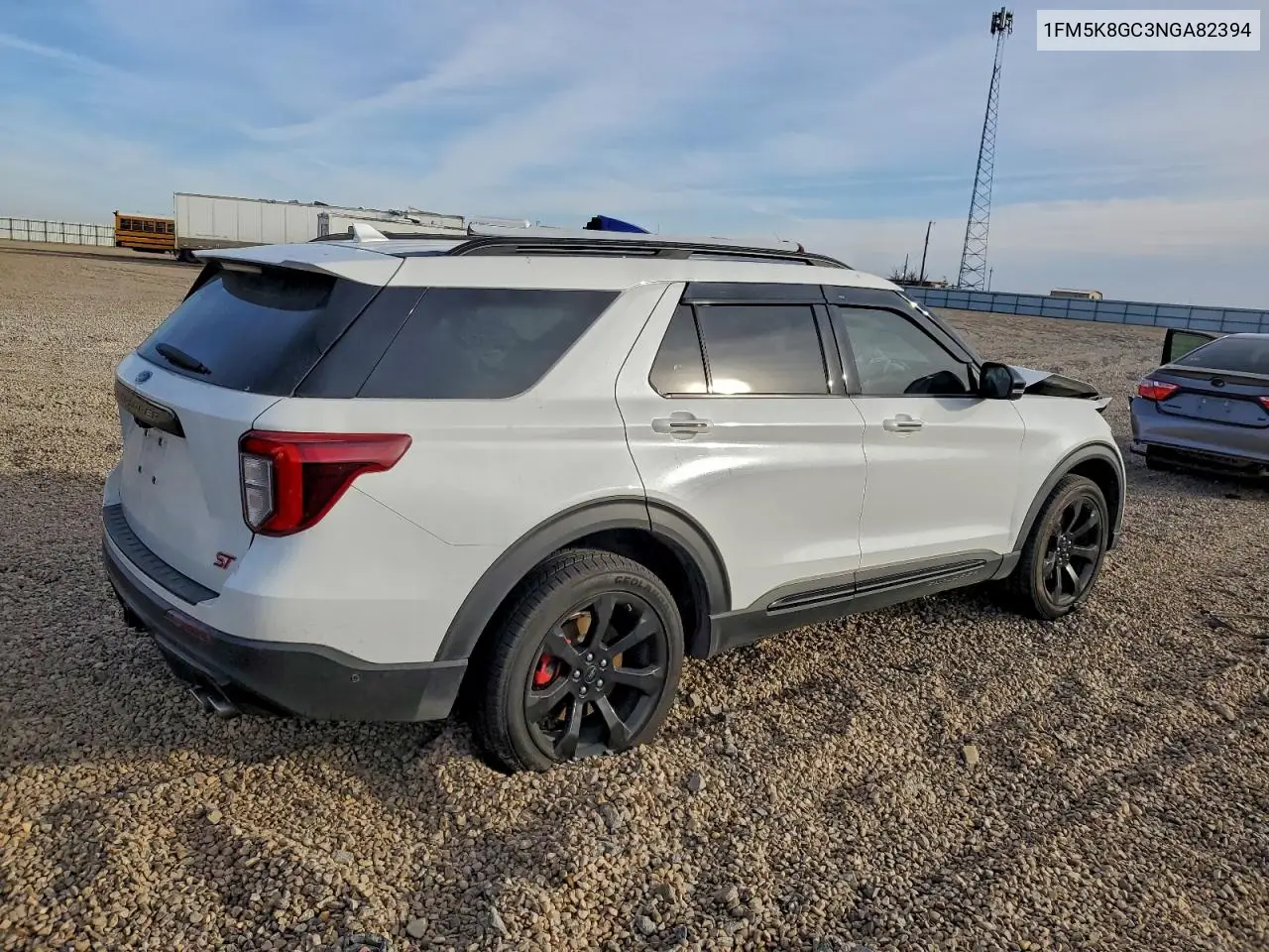 1FM5K8GC3NGA82394 2022 Ford Explorer St