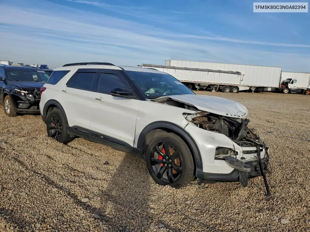 1FM5K8GC3NGA82394 2022 Ford Explorer St