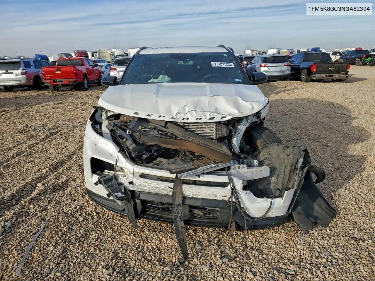 1FM5K8GC3NGA82394 2022 Ford Explorer St