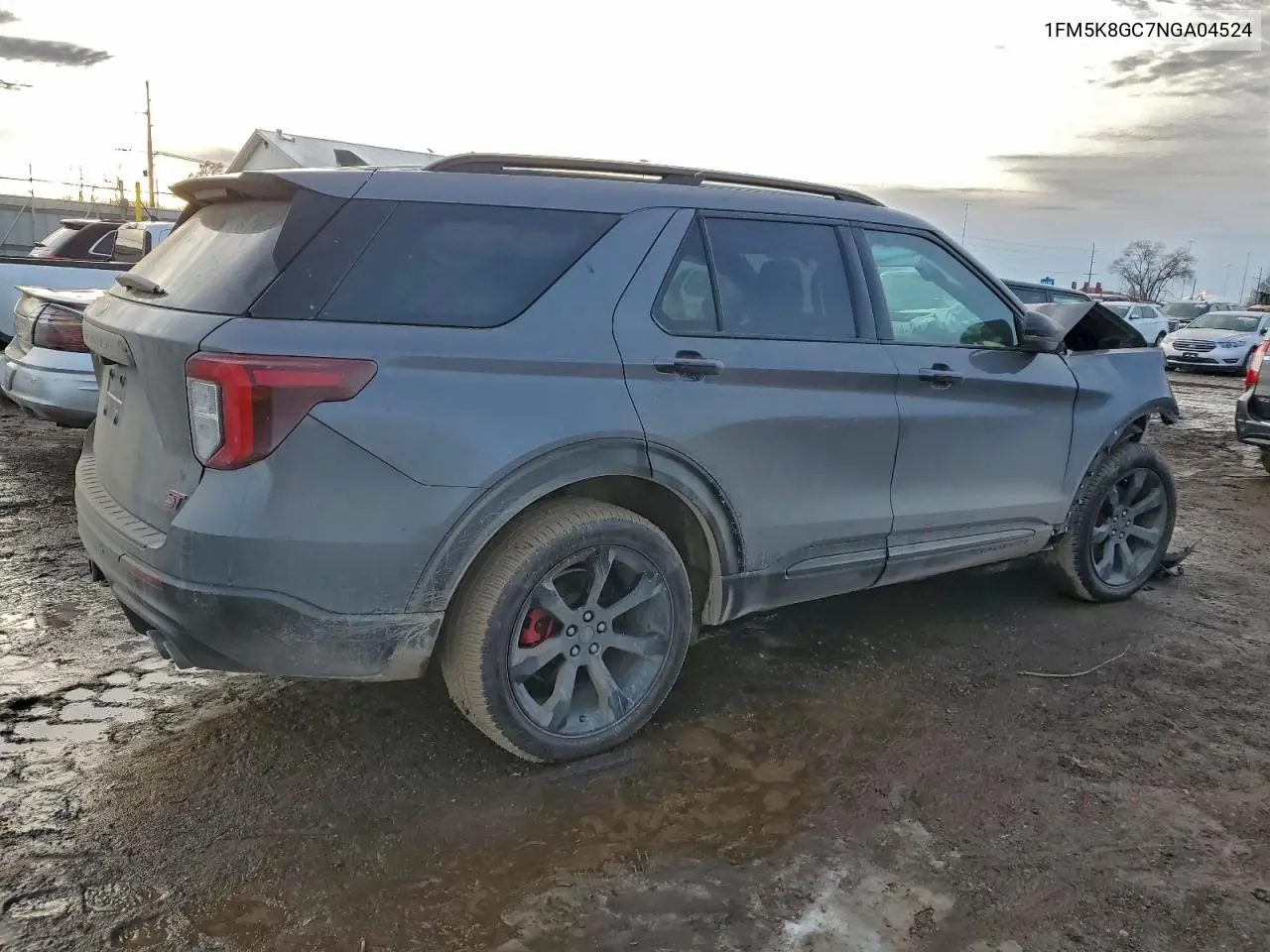1FM5K8GC7NGA04524 2022 Ford Explorer St