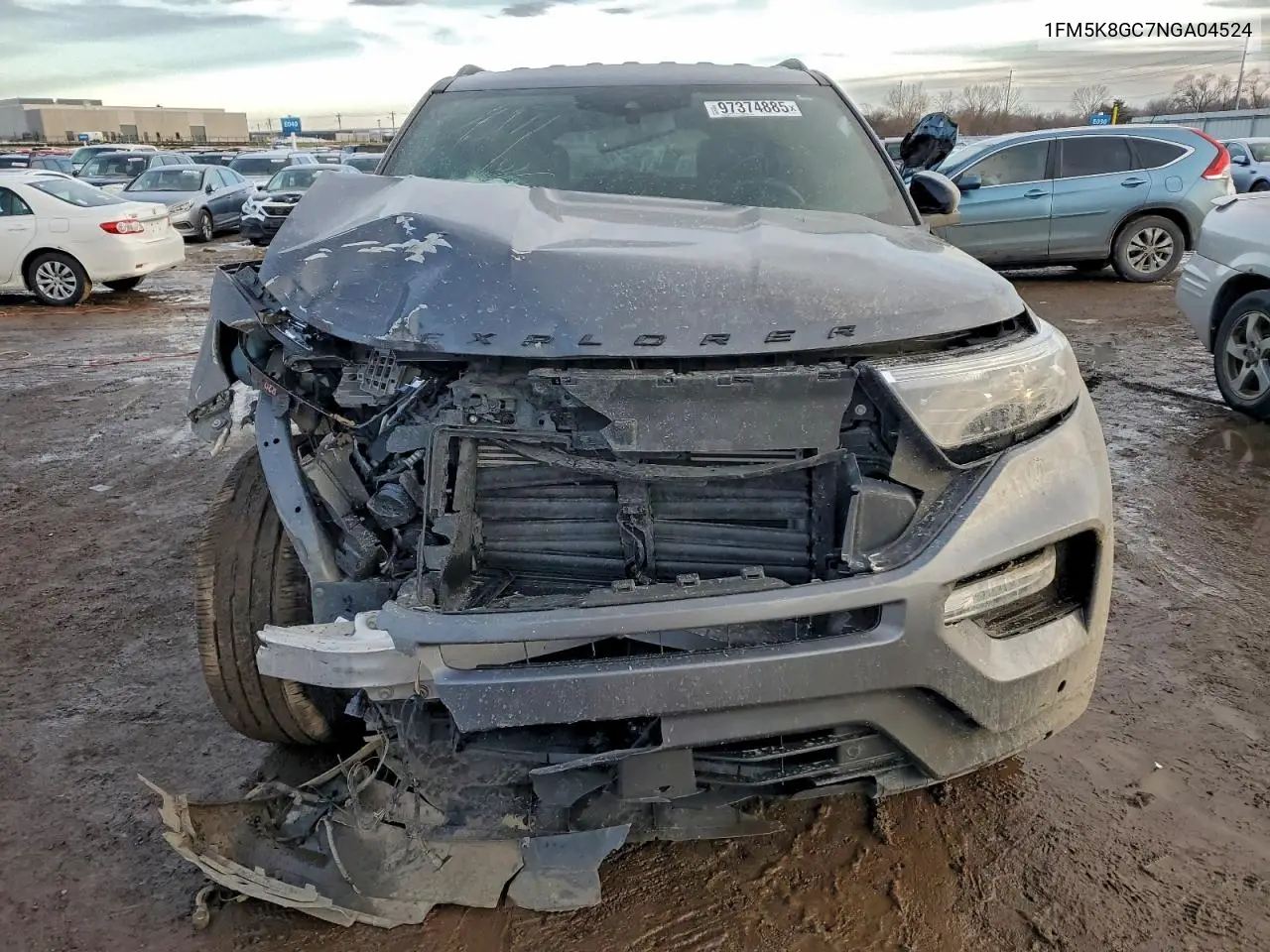 1FM5K8GC7NGA04524 2022 Ford Explorer St
