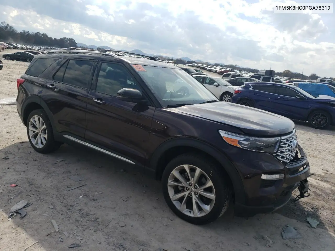 1FM5K8HC0PGA78319 2023 Ford Explorer Platinum