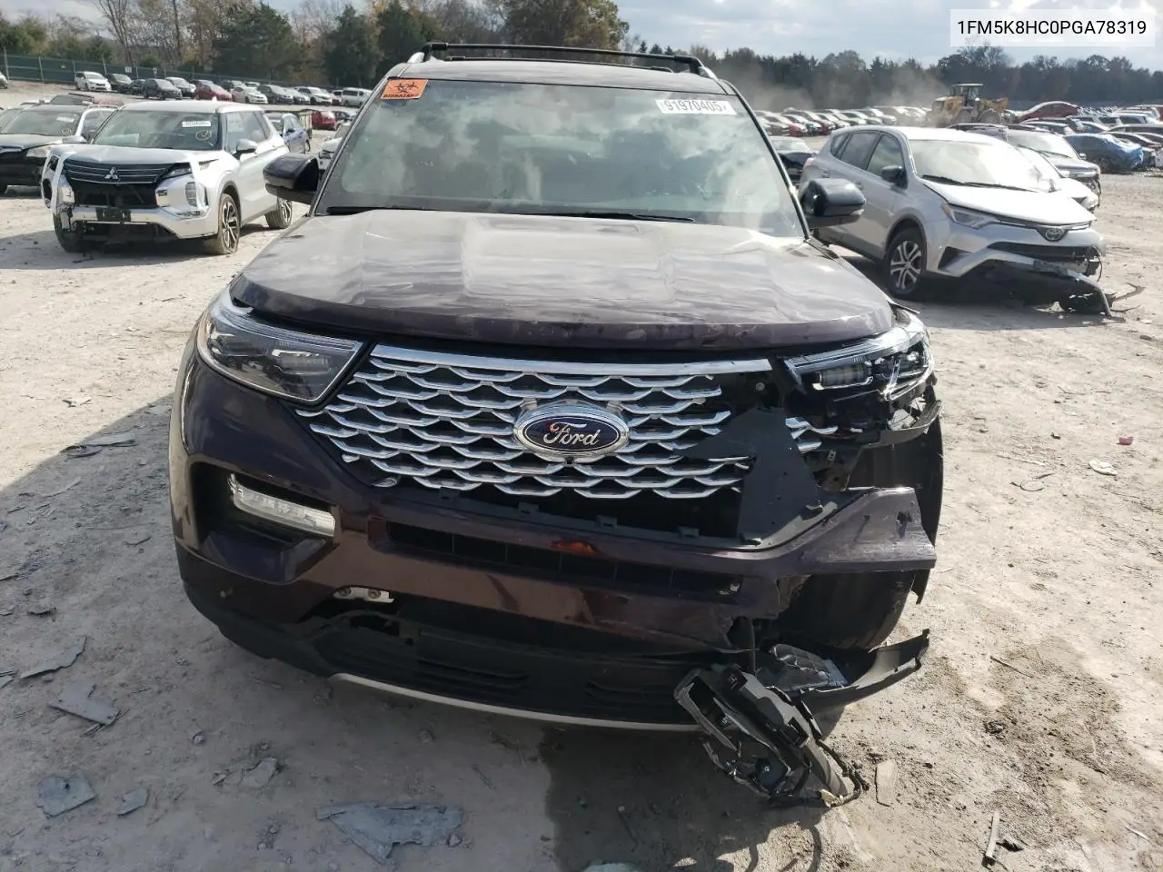 1FM5K8HC0PGA78319 2023 Ford Explorer Platinum