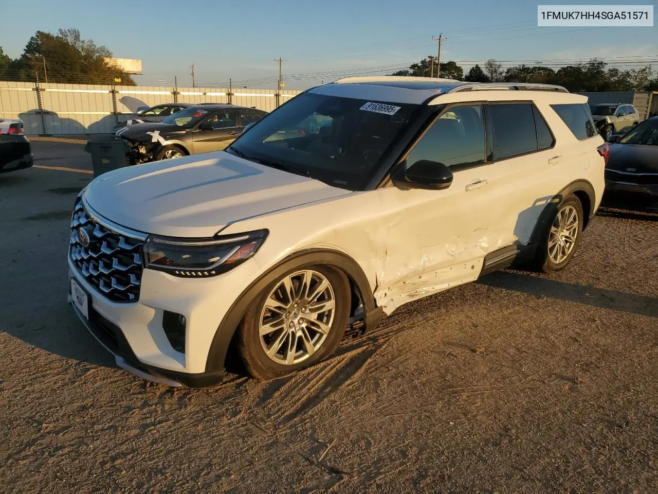 1FMUK7HH4SGA51571 2025 Ford Explorer Platinum