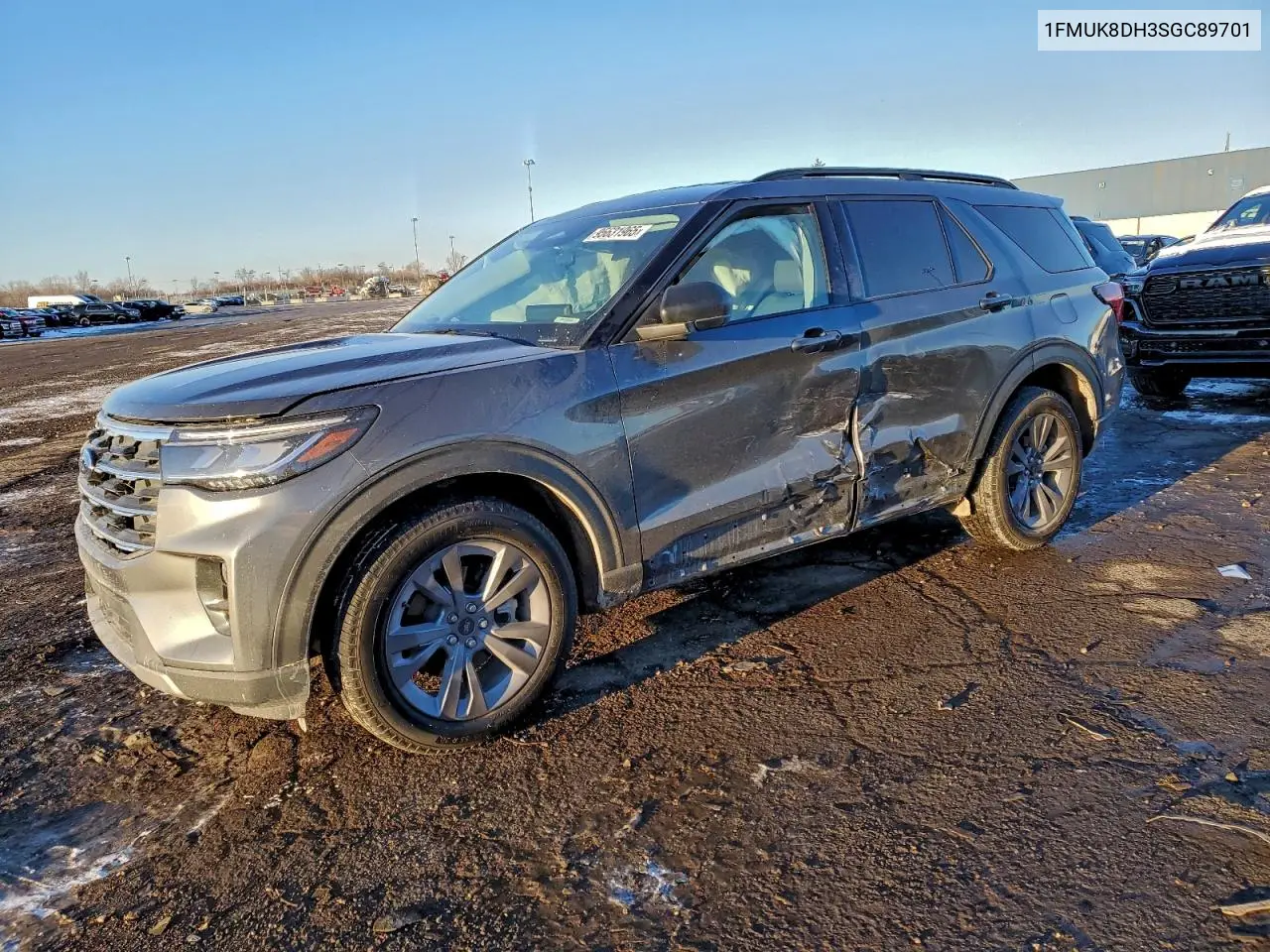 1FMUK8DH3SGC89701 2025 Ford Explorer Active