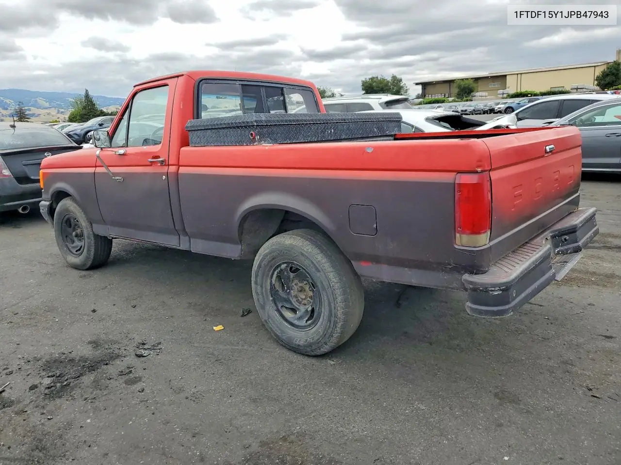 1988 Ford F150 VIN: 1FTDF15Y1JPB47943 Lot: 52587146
