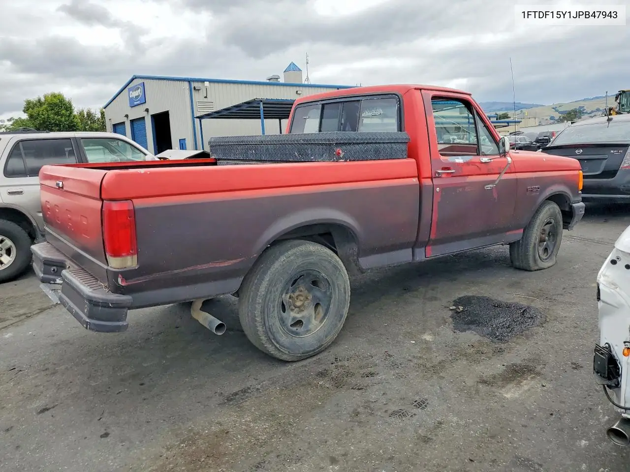 1988 Ford F150 VIN: 1FTDF15Y1JPB47943 Lot: 52587146
