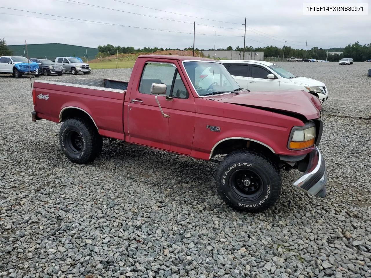 1994 Ford F150 VIN: 1FTEF14YXRNB80971 Lot: 68996724