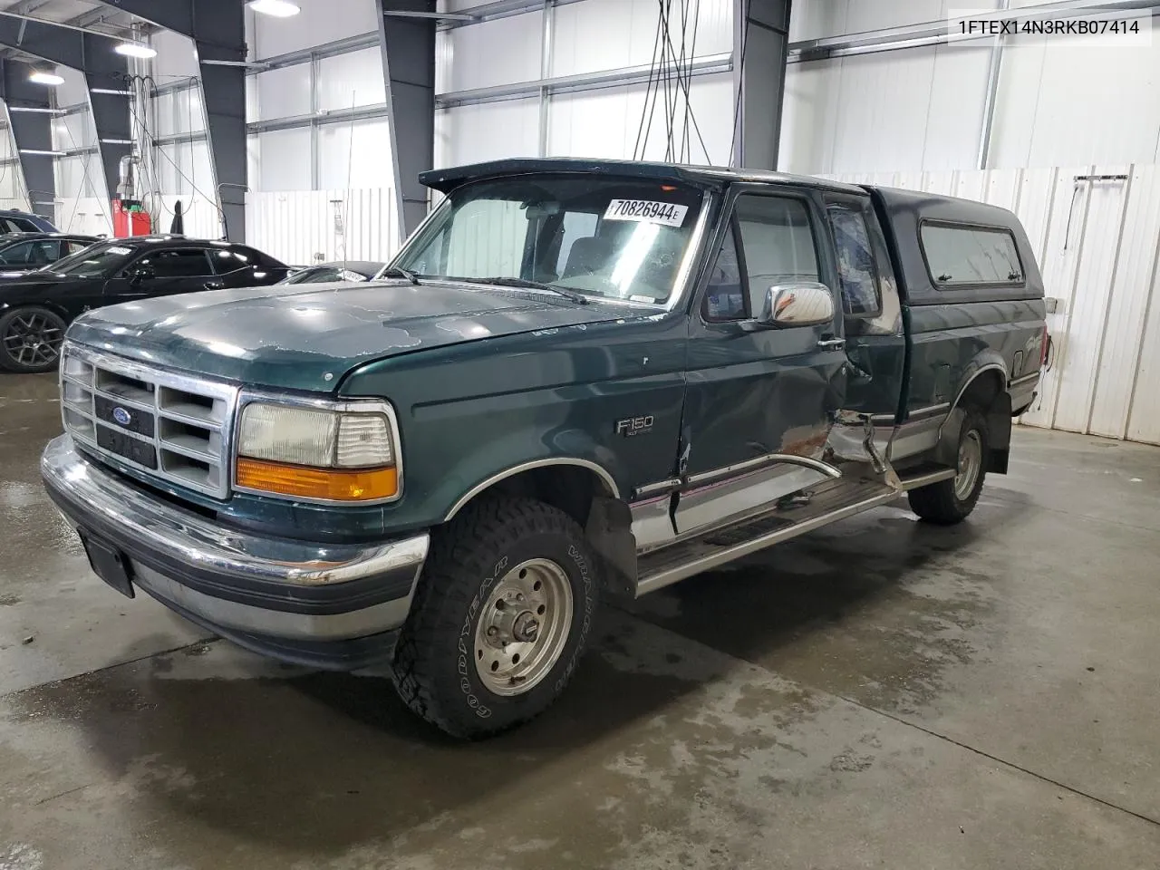 1994 Ford F150 VIN: 1FTEX14N3RKB07414 Lot: 70826944