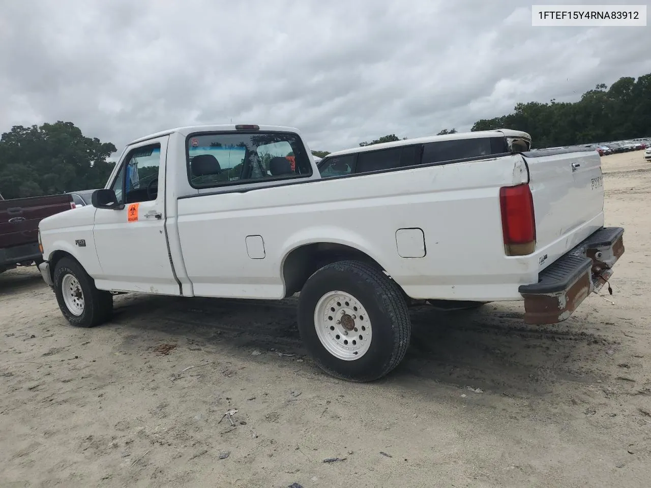 1994 Ford F150 VIN: 1FTEF15Y4RNA83912 Lot: 71161824