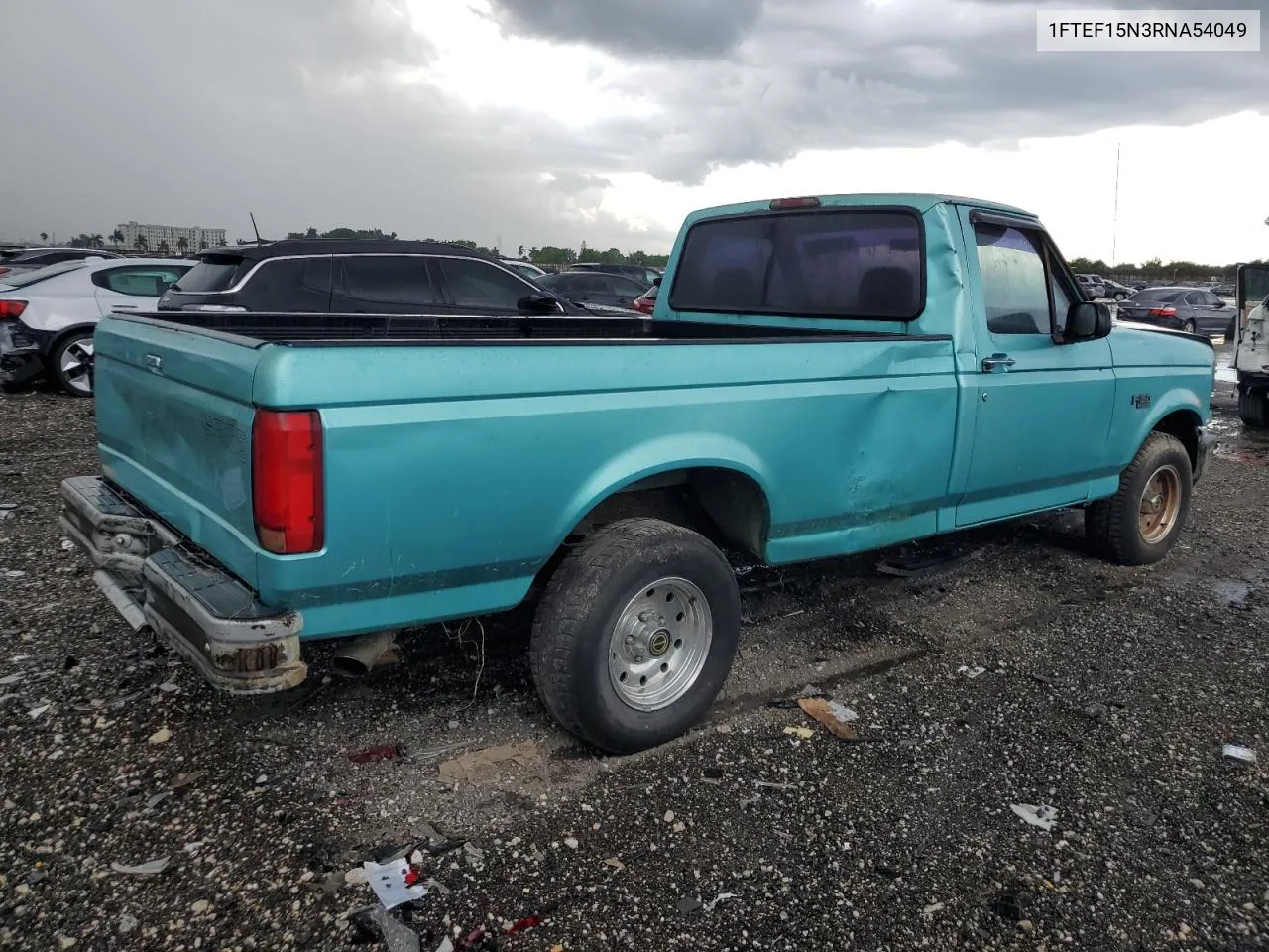 1994 Ford F150 VIN: 1FTEF15N3RNA54049 Lot: 72094144