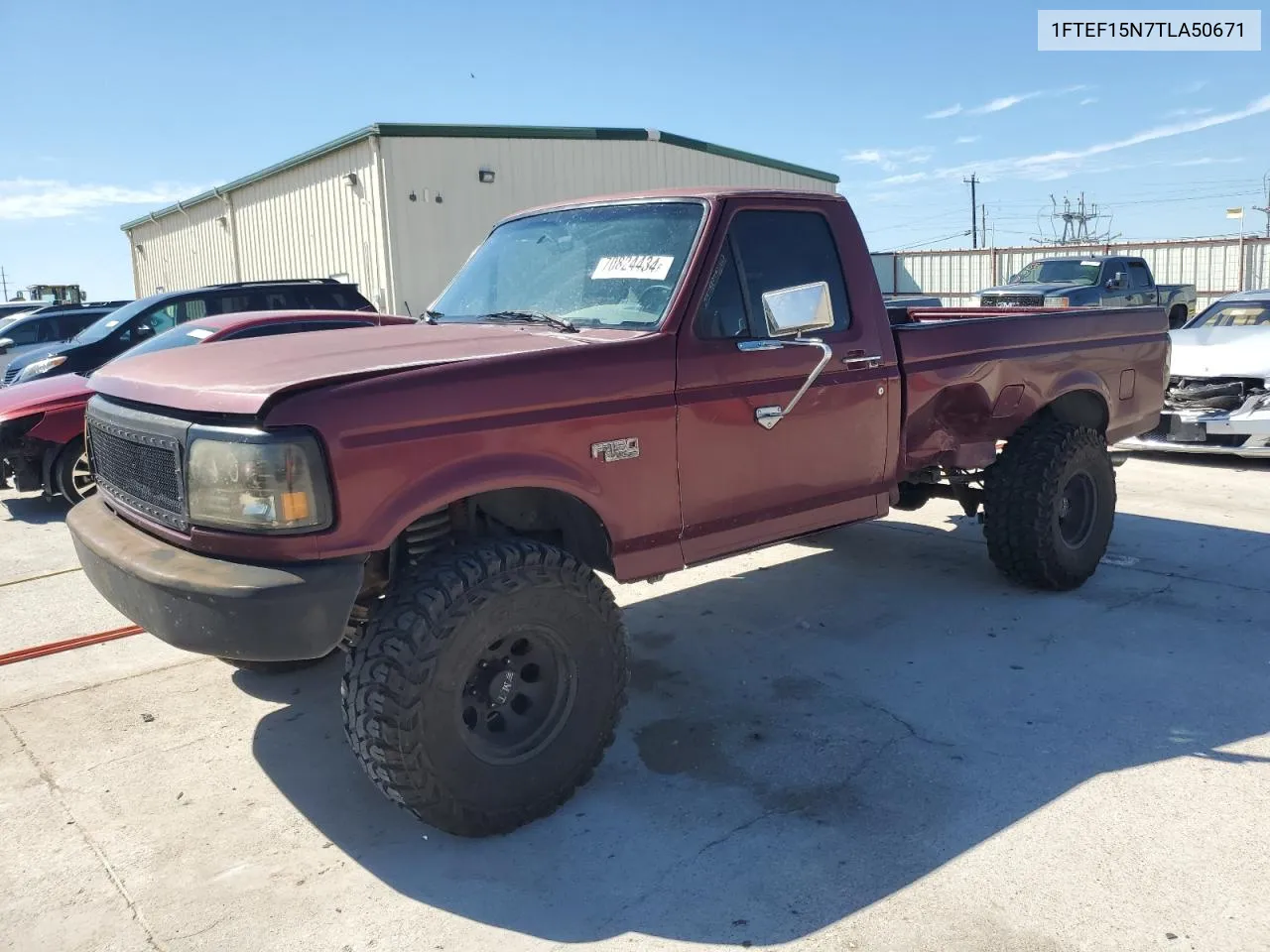 1996 Ford F150 VIN: 1FTEF15N7TLA50671 Lot: 70824434