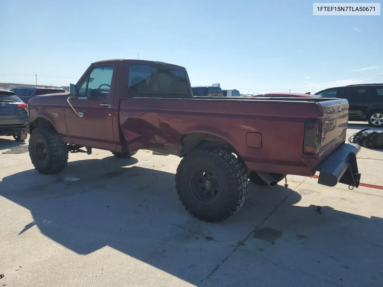 1996 Ford F150 VIN: 1FTEF15N7TLA50671 Lot: 70824434