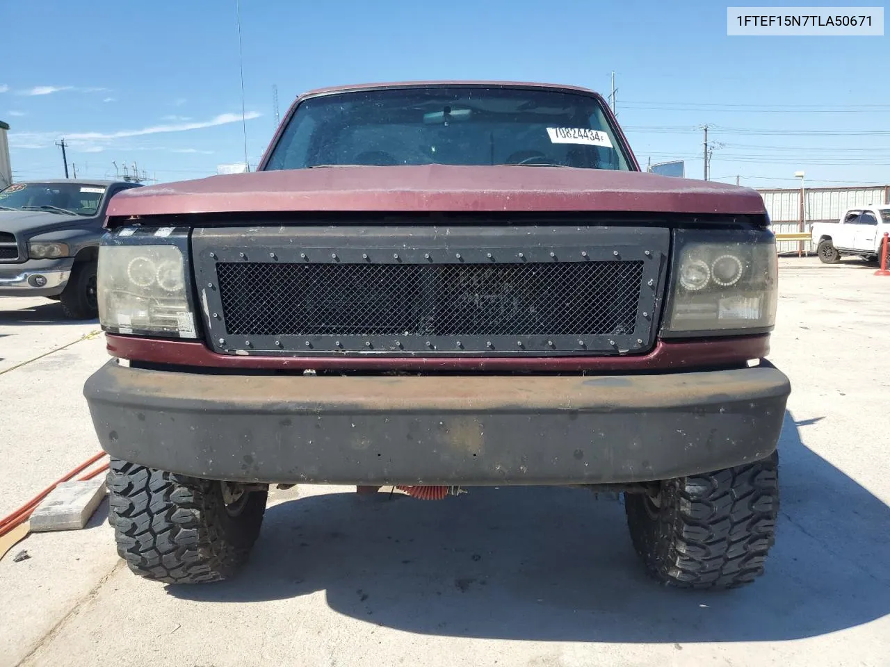 1996 Ford F150 VIN: 1FTEF15N7TLA50671 Lot: 70824434