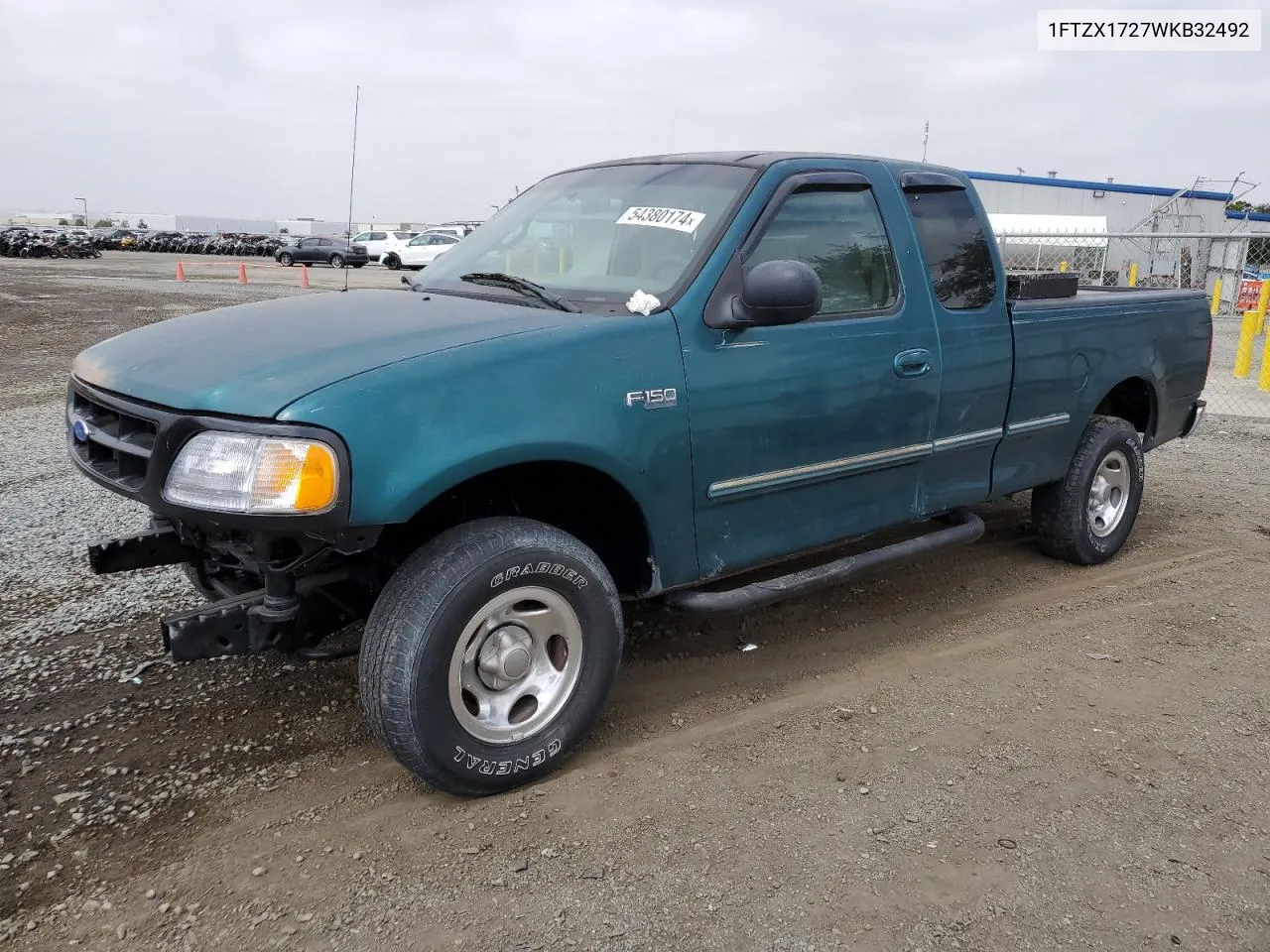 1998 Ford F150 VIN: 1FTZX1727WKB32492 Lot: 54380174