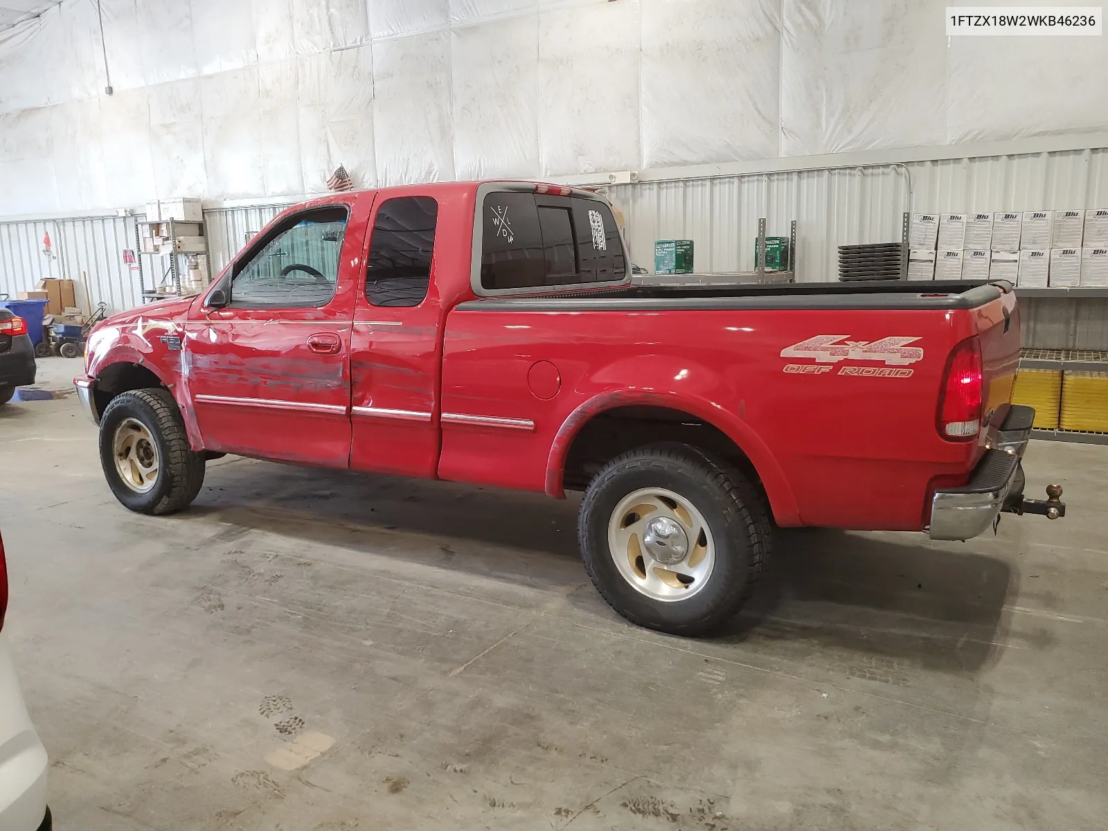 1998 Ford F150 VIN: 1FTZX18W2WKB46236 Lot: 66027624