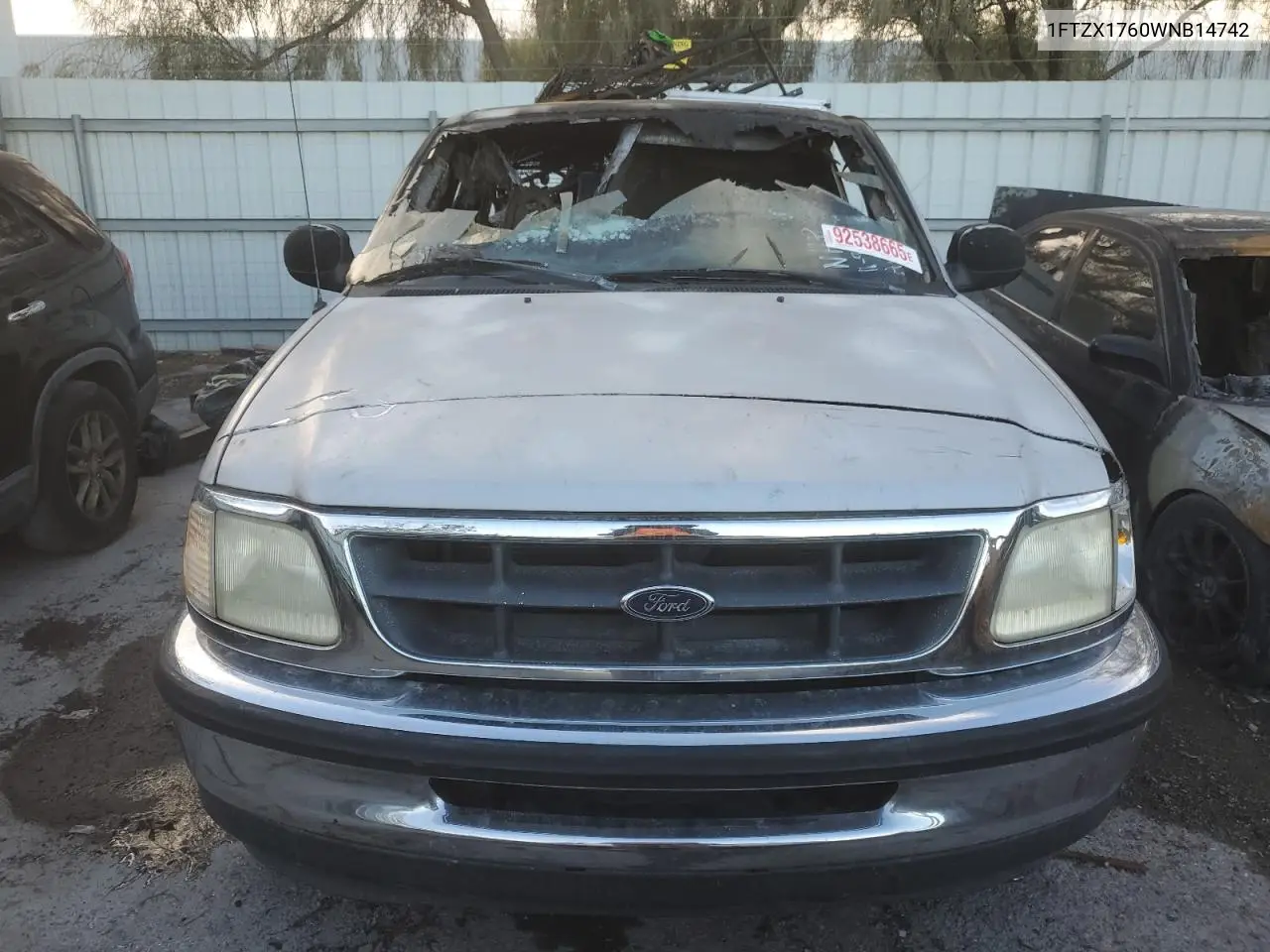 1FTZX1760WNB14742 1998 Ford F150