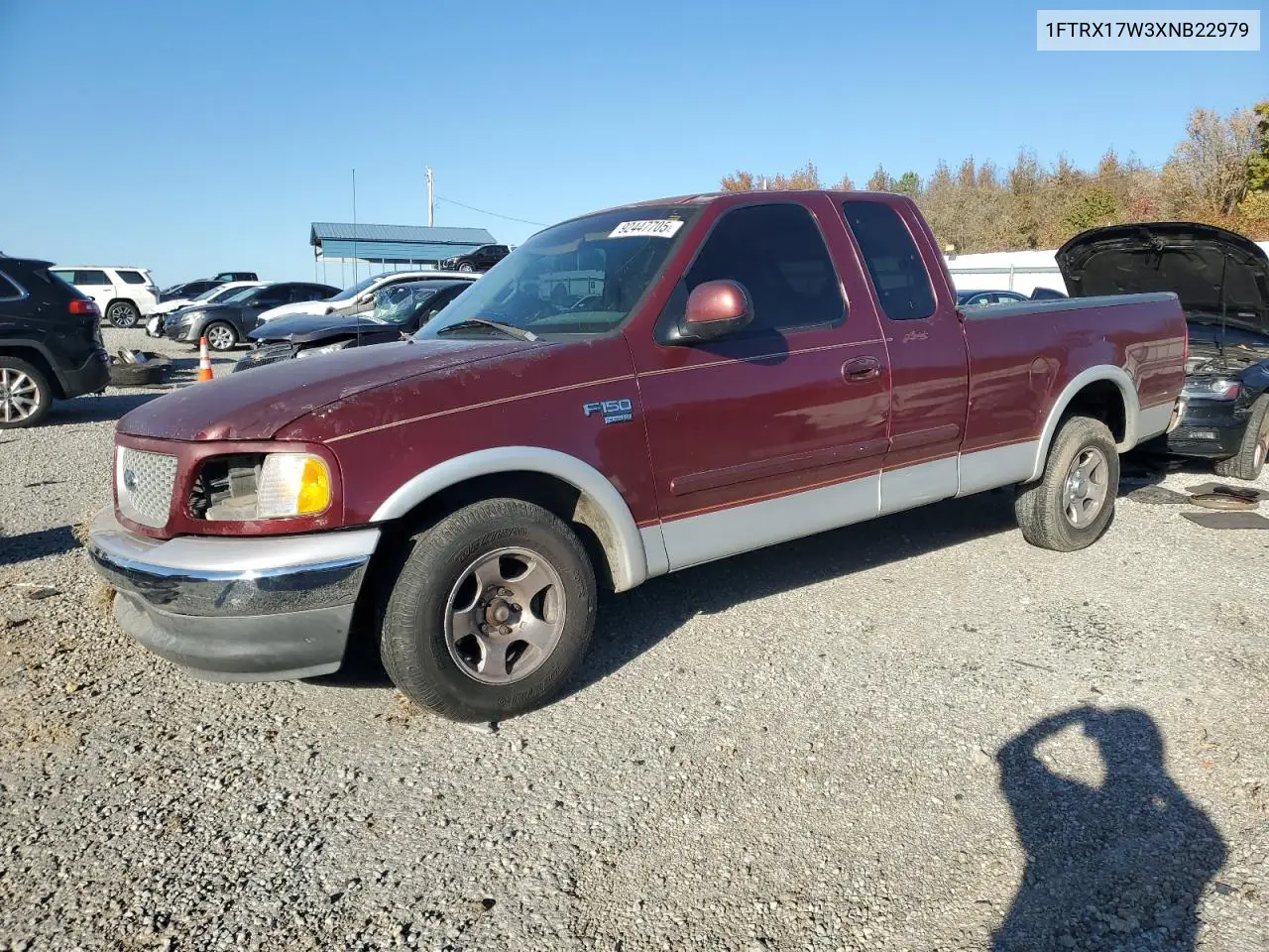 1FTRX17W3XNB22979 1999 Ford F150