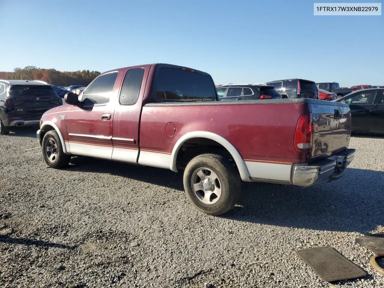 1FTRX17W3XNB22979 1999 Ford F150