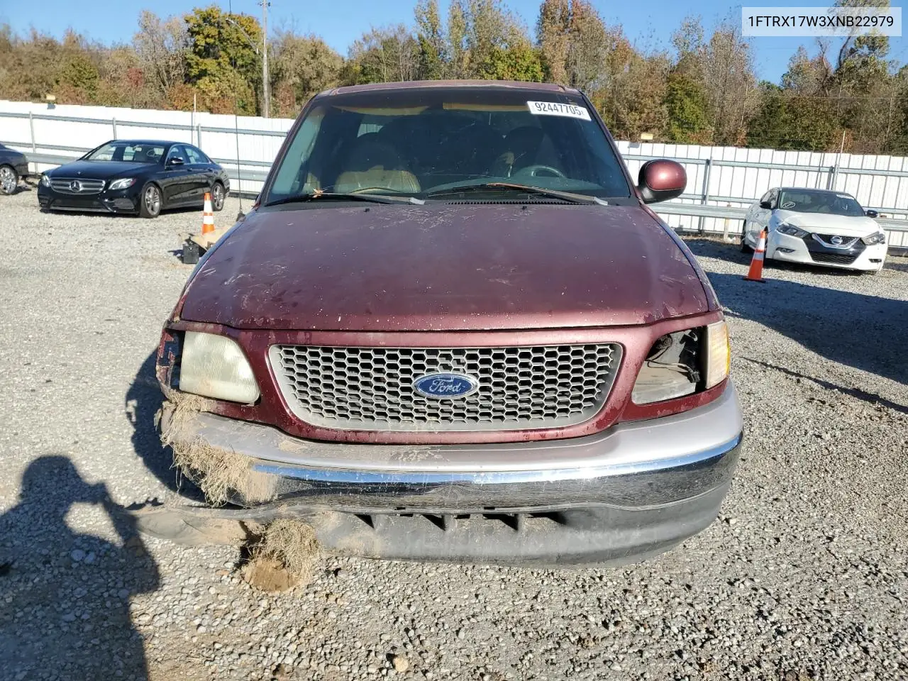 1FTRX17W3XNB22979 1999 Ford F150