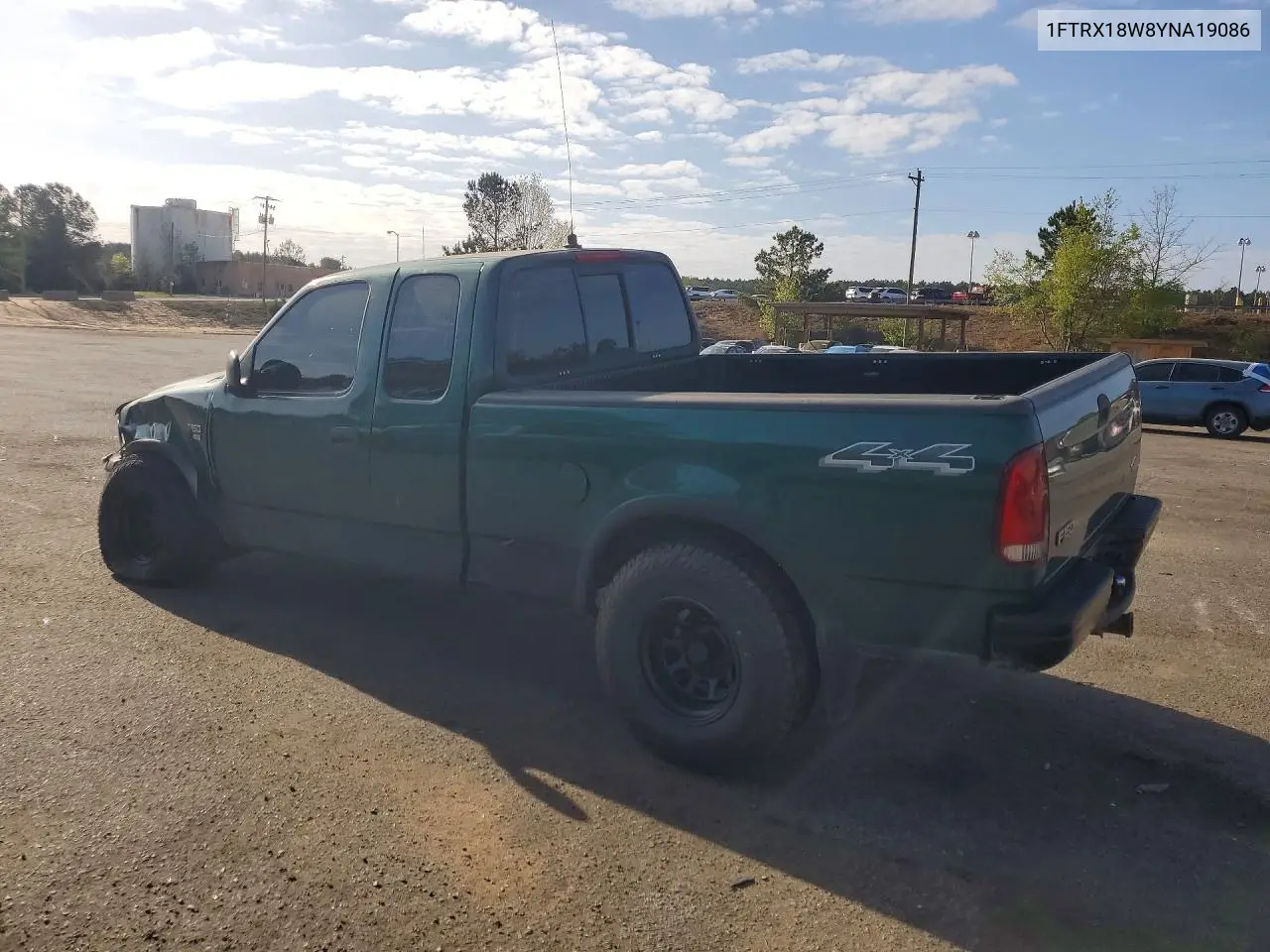 1FTRX18W8YNA19086 2000 Ford F150