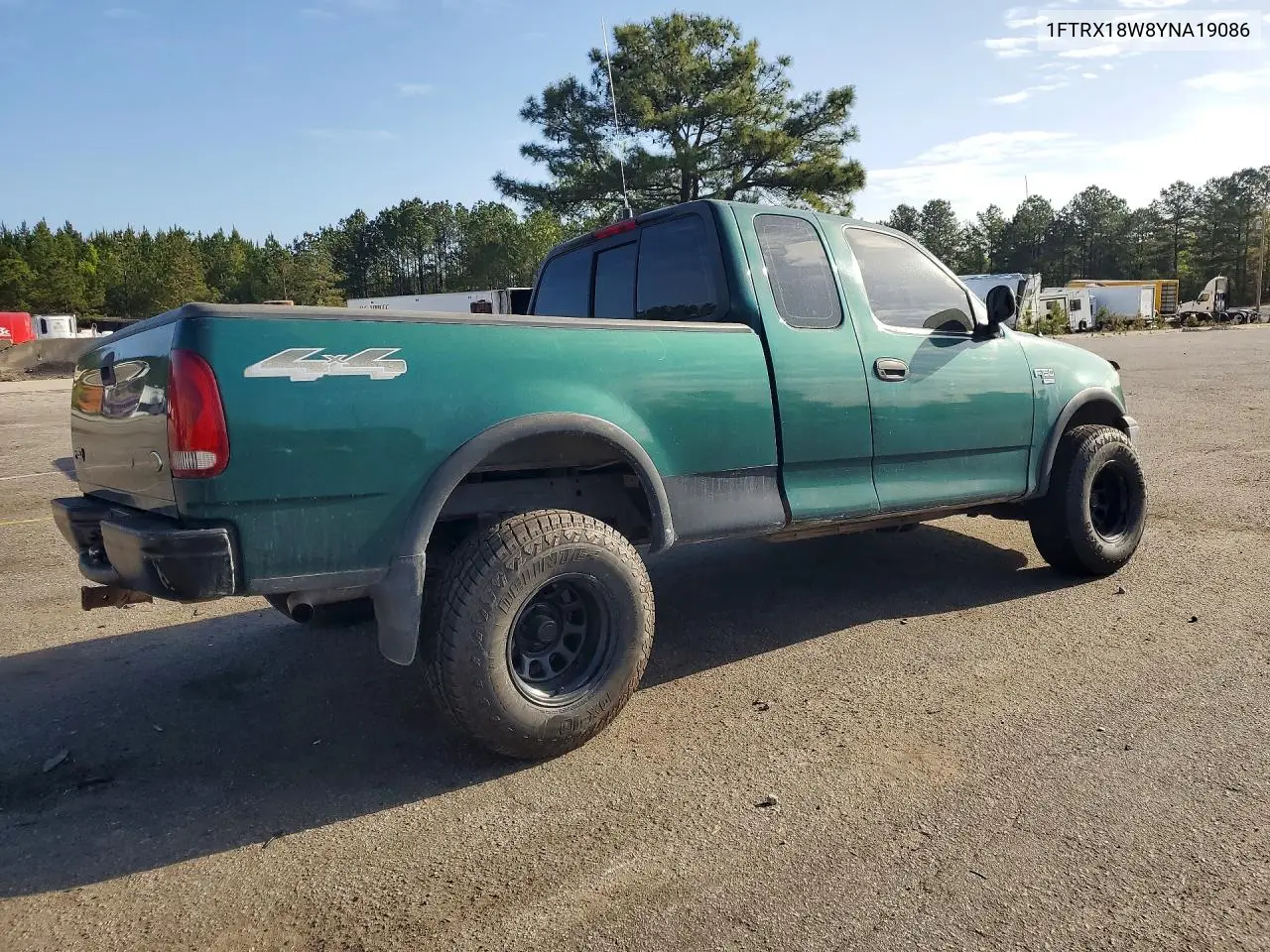 1FTRX18W8YNA19086 2000 Ford F150