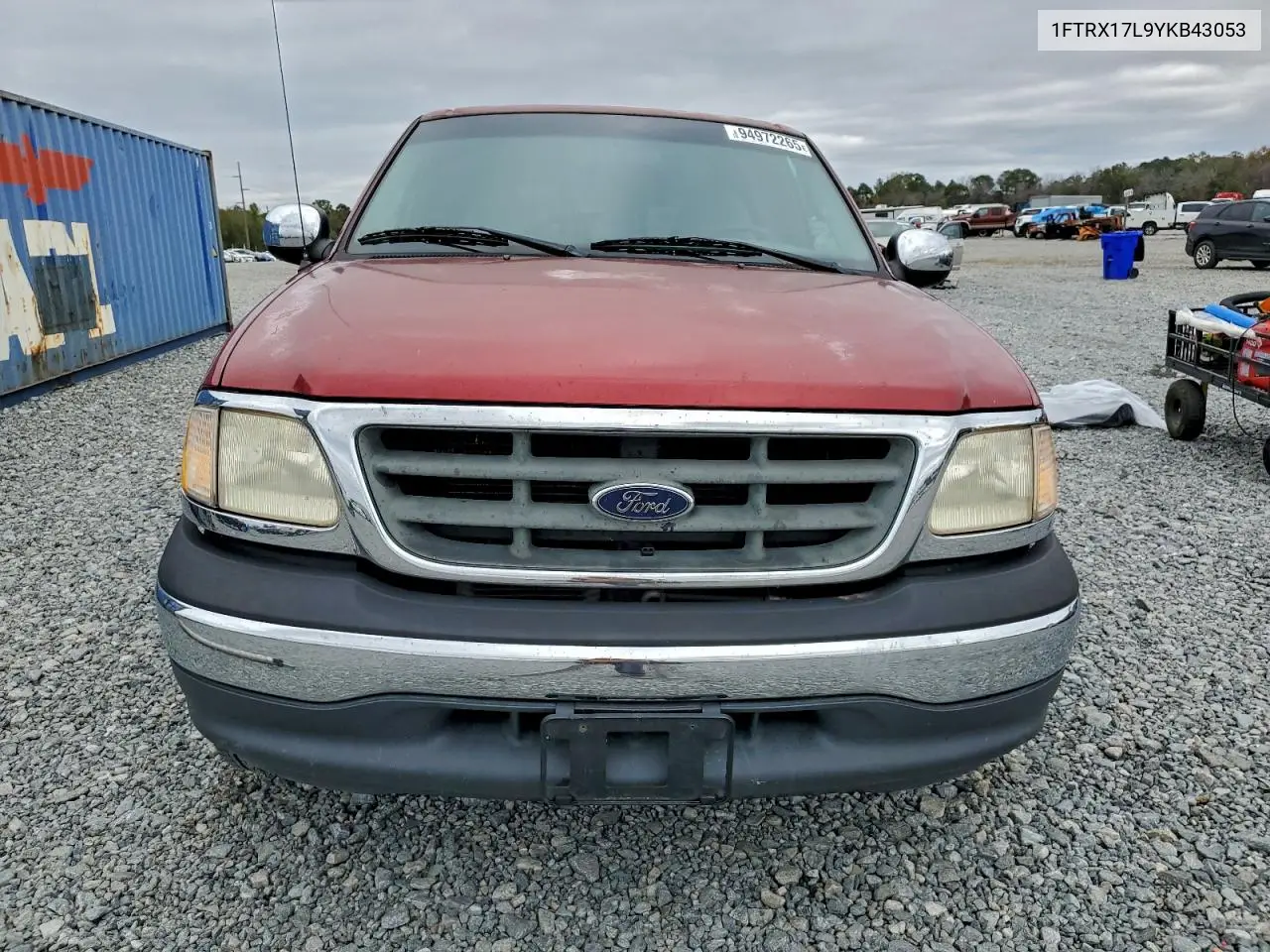 1FTRX17L9YKB43053 2000 Ford F150