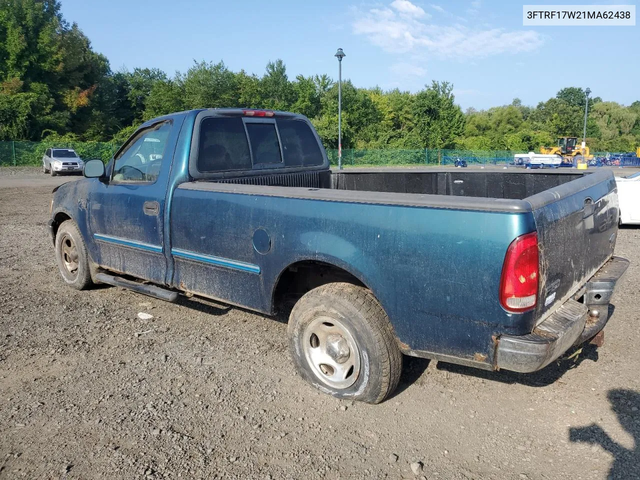 2001 Ford F150 VIN: 3FTRF17W21MA62438 Lot: 68163124