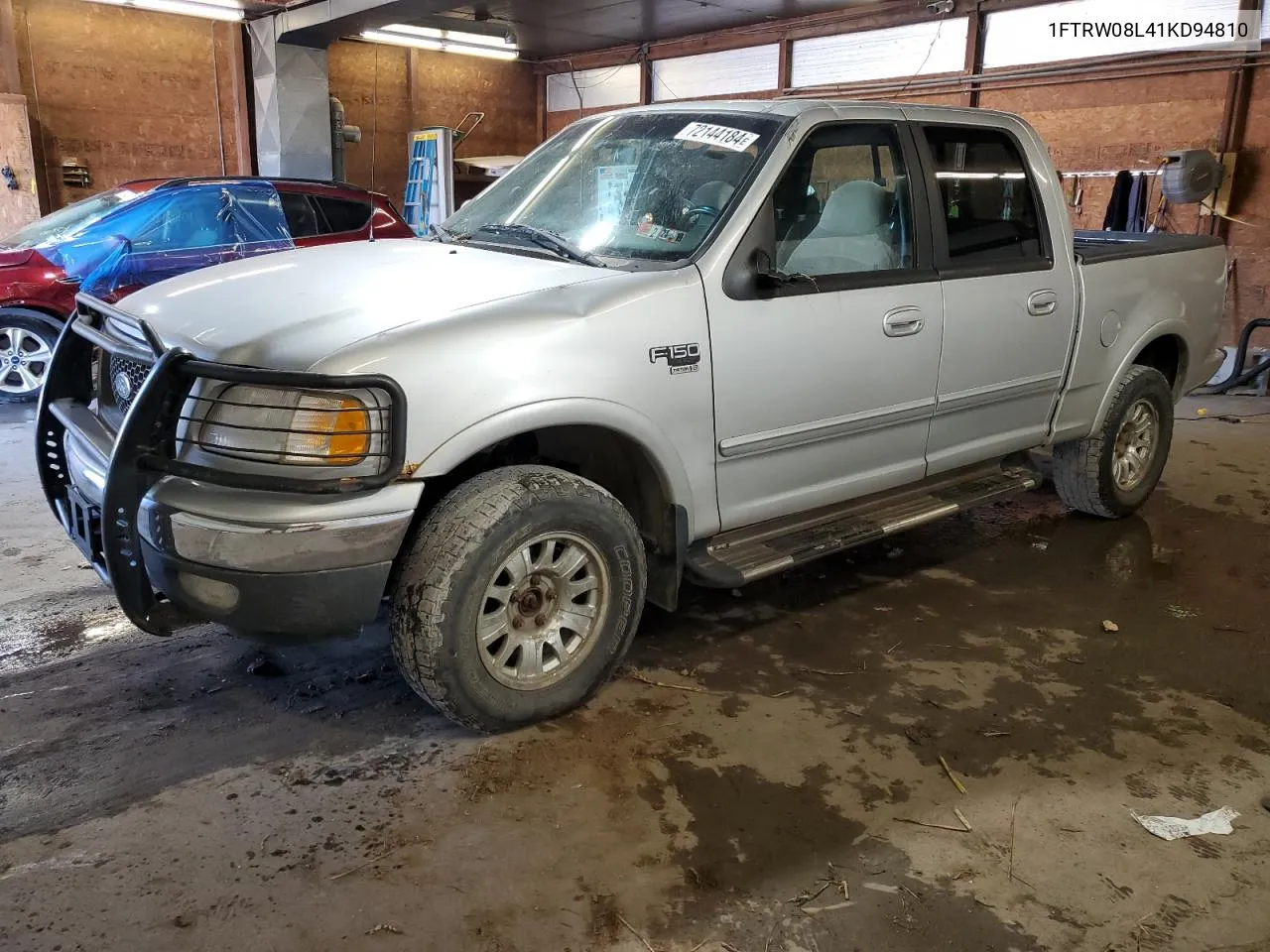 2001 Ford F150 Supercrew VIN: 1FTRW08L41KD94810 Lot: 72144184