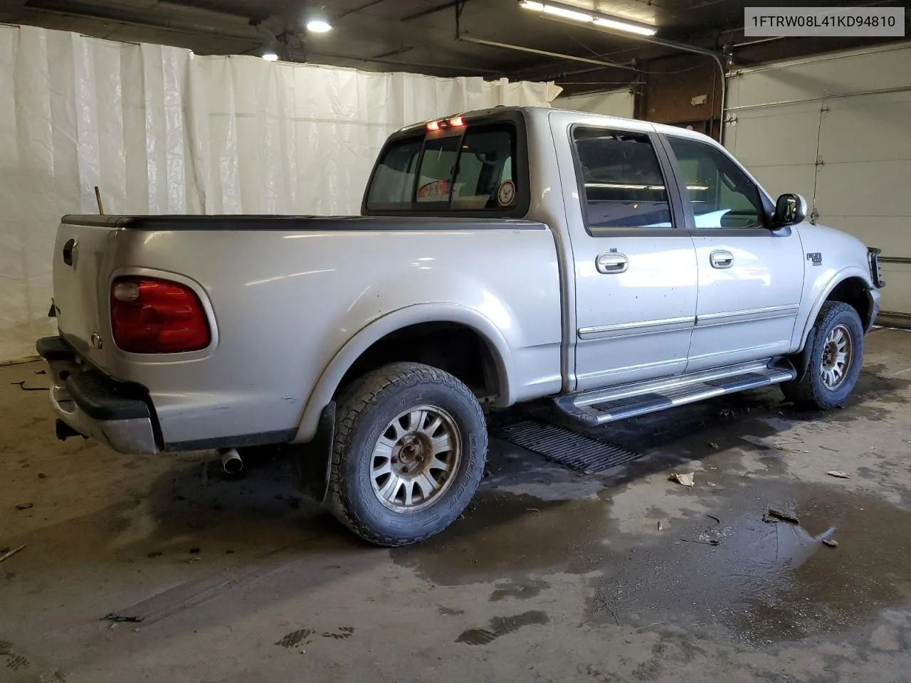 2001 Ford F150 Supercrew VIN: 1FTRW08L41KD94810 Lot: 72144184