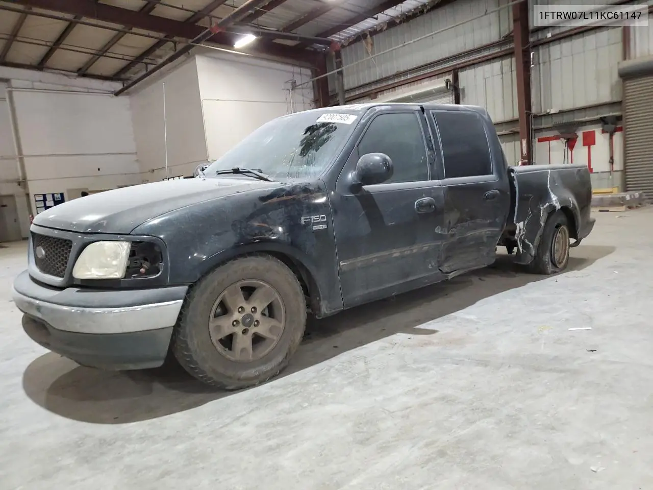 1FTRW07L11KC61147 2001 Ford F150 Supercrew