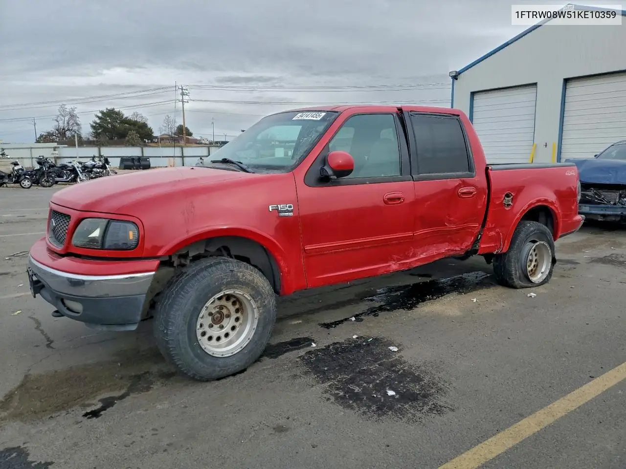 1FTRW08W51KE10359 2001 Ford F150 Supercrew