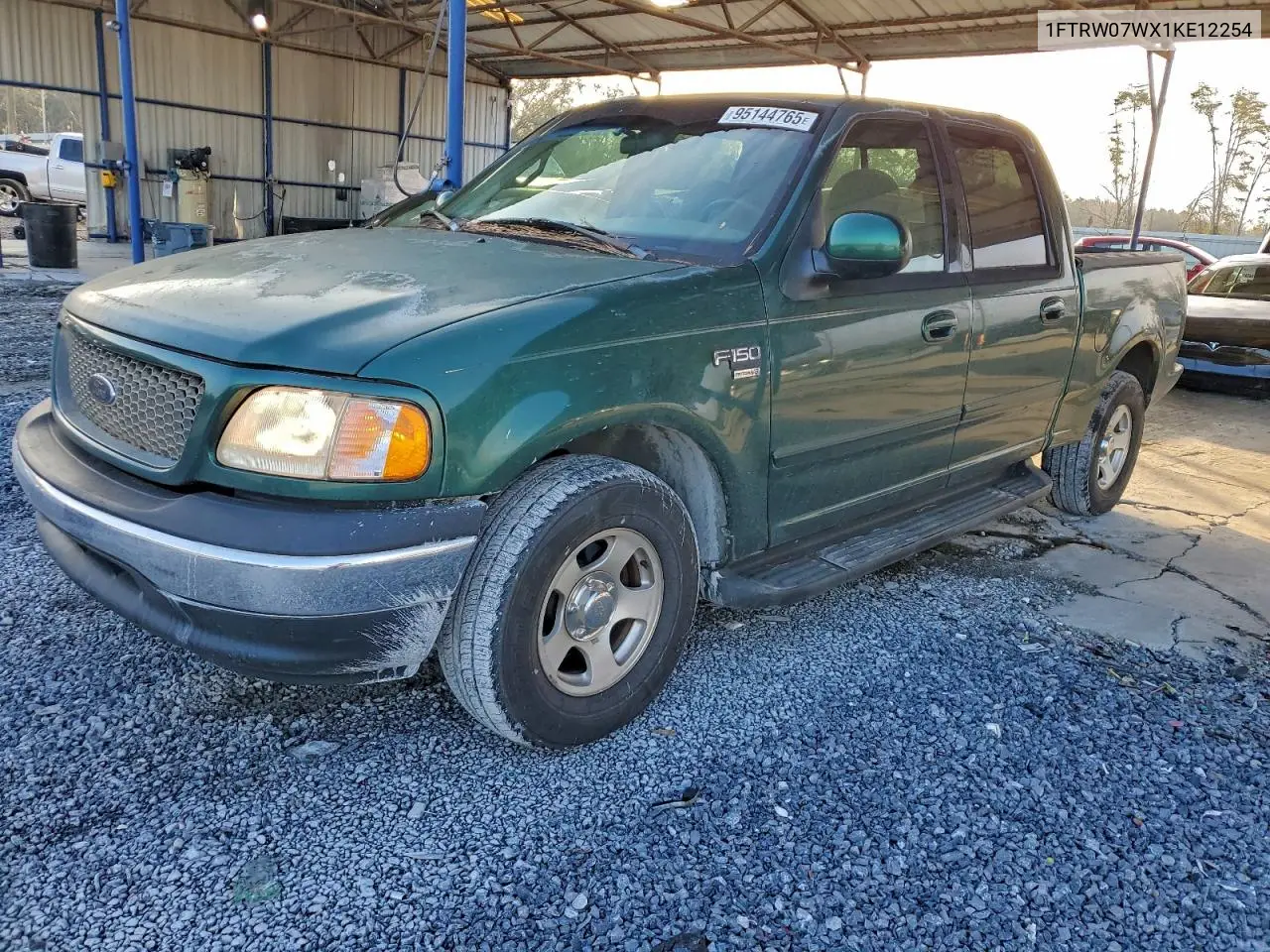 1FTRW07WX1KE12254 2001 Ford F150 Supercrew