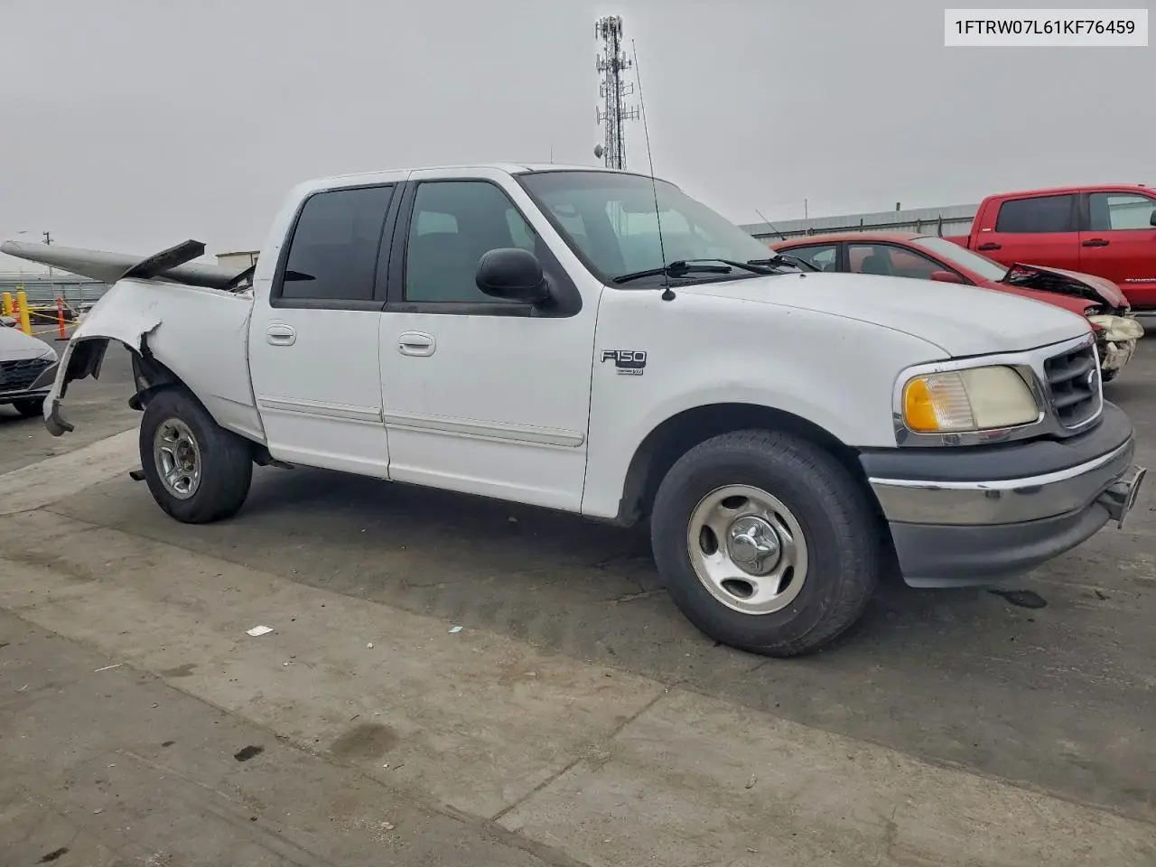 1FTRW07L61KF76459 2001 Ford F150 Supercrew