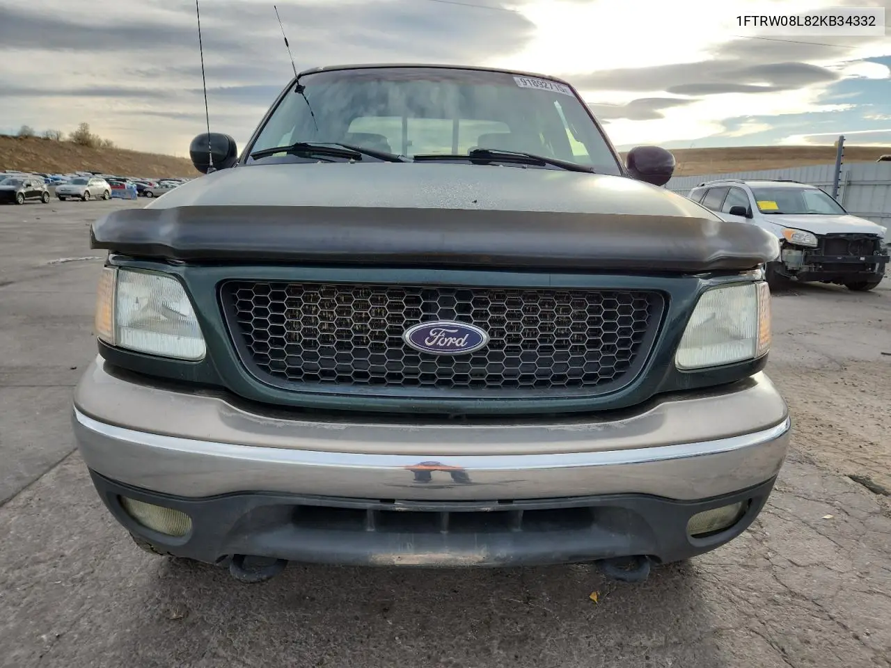 1FTRW08L82KB34332 2002 Ford F150 Supercrew