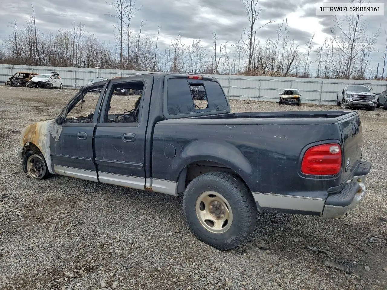 1FTRW07L52KB89161 2002 Ford F150 Supercrew