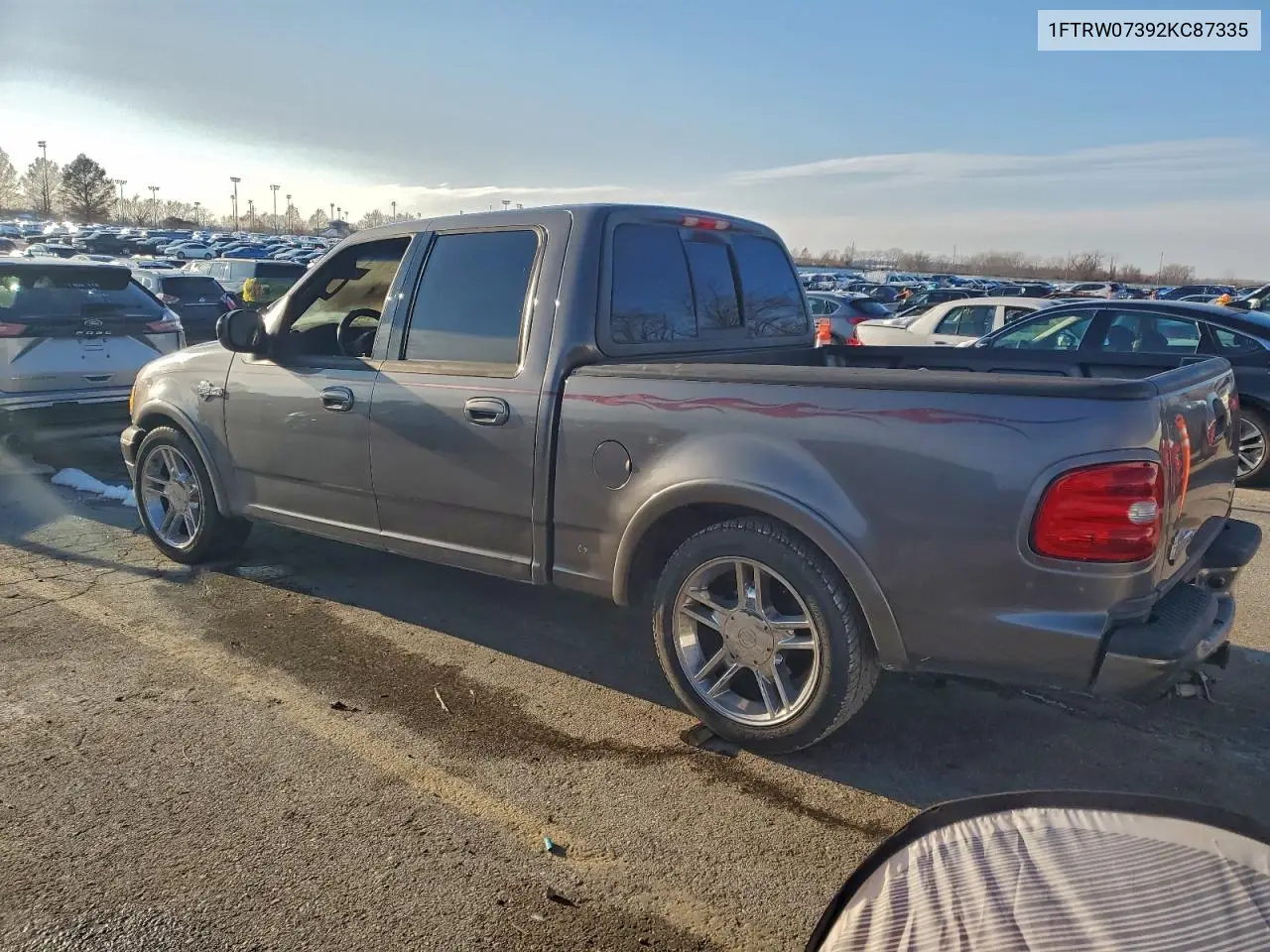1FTRW07392KC87335 2002 Ford F150 Supercrew Harley Davidson