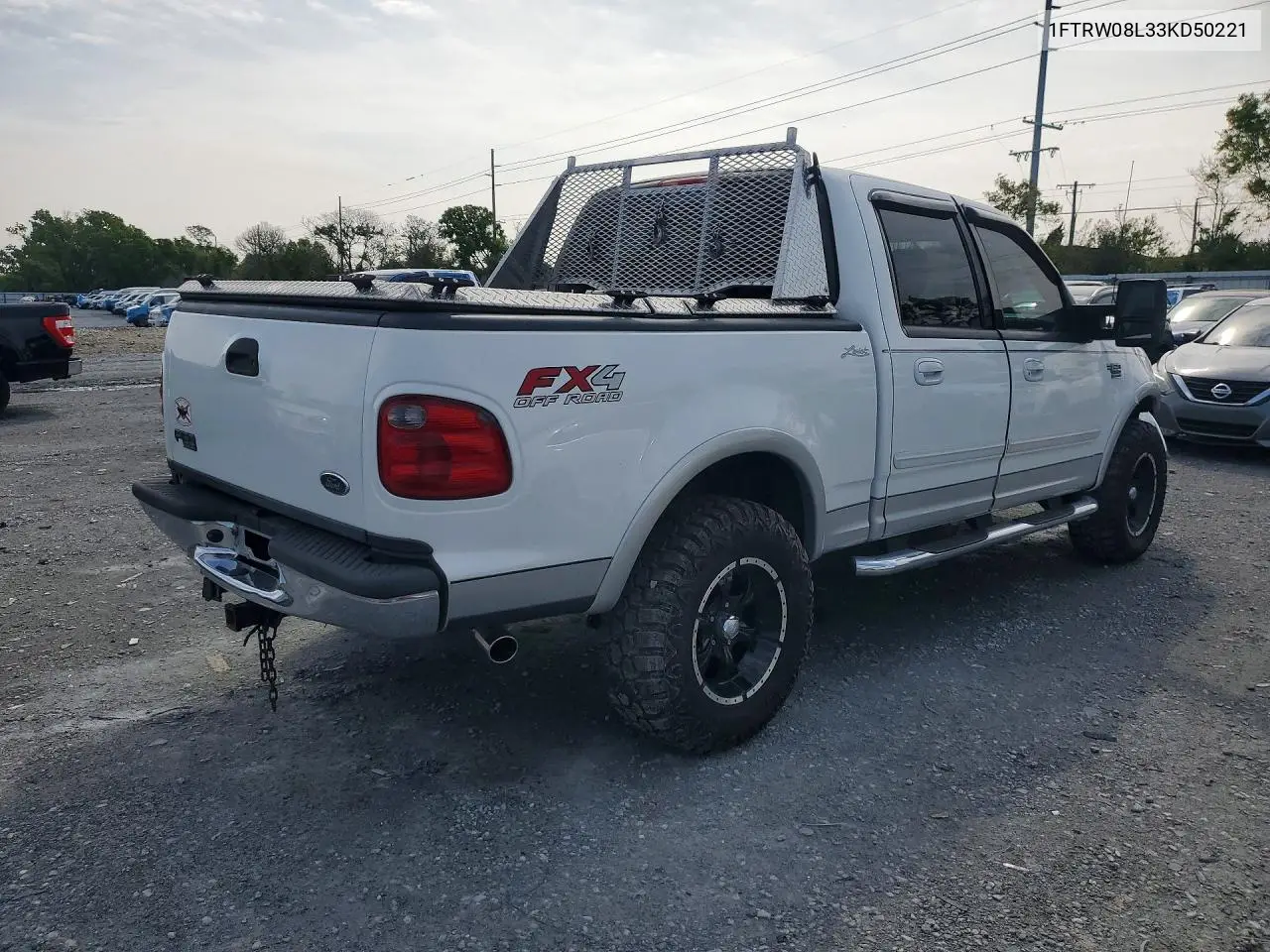 1FTRW08L33KD50221 2003 Ford F150 Supercrew