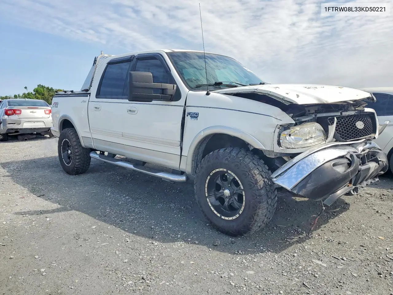 1FTRW08L33KD50221 2003 Ford F150 Supercrew