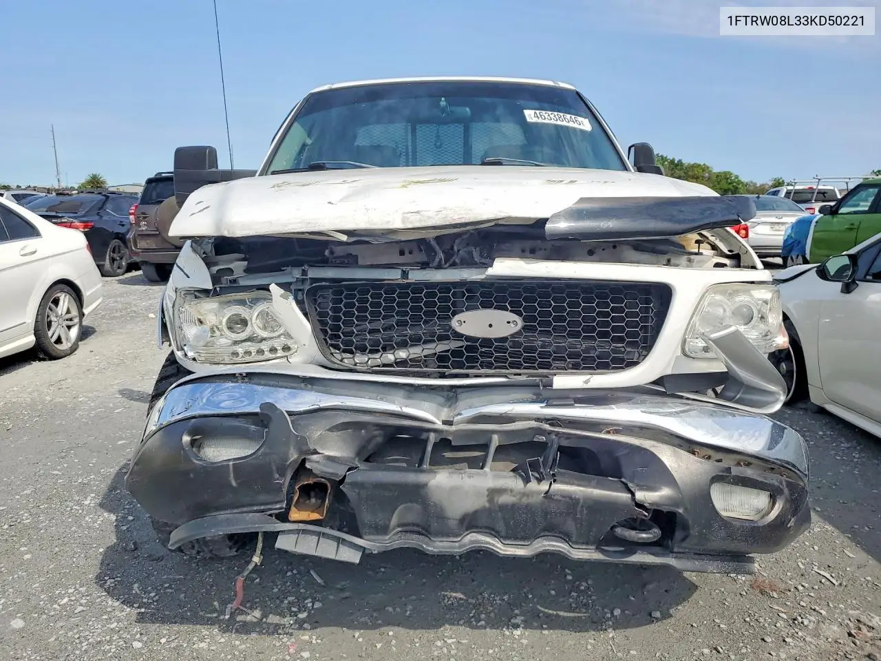 1FTRW08L33KD50221 2003 Ford F150 Supercrew
